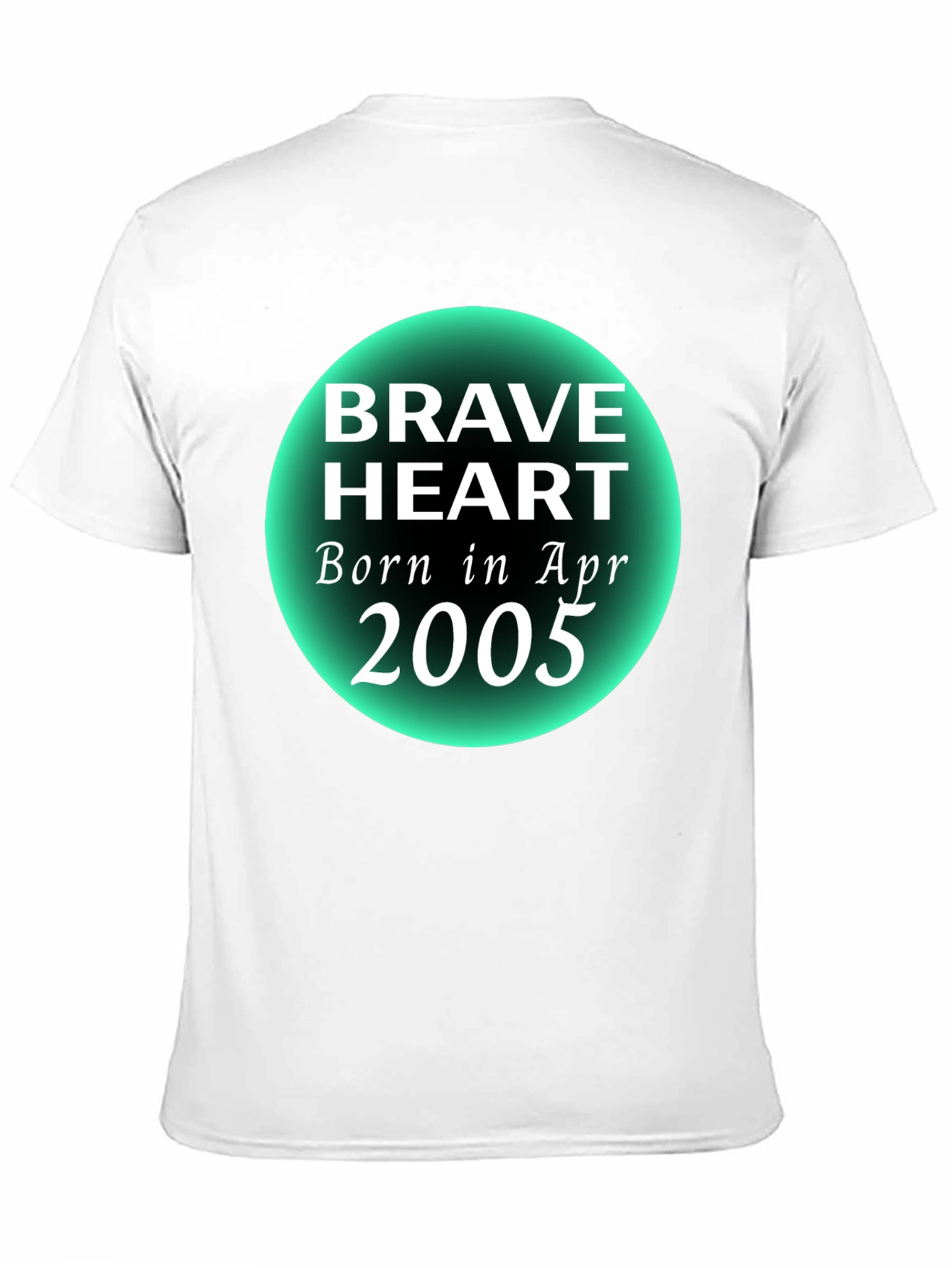 Brave Heart Born in April 2005 T-Shirt