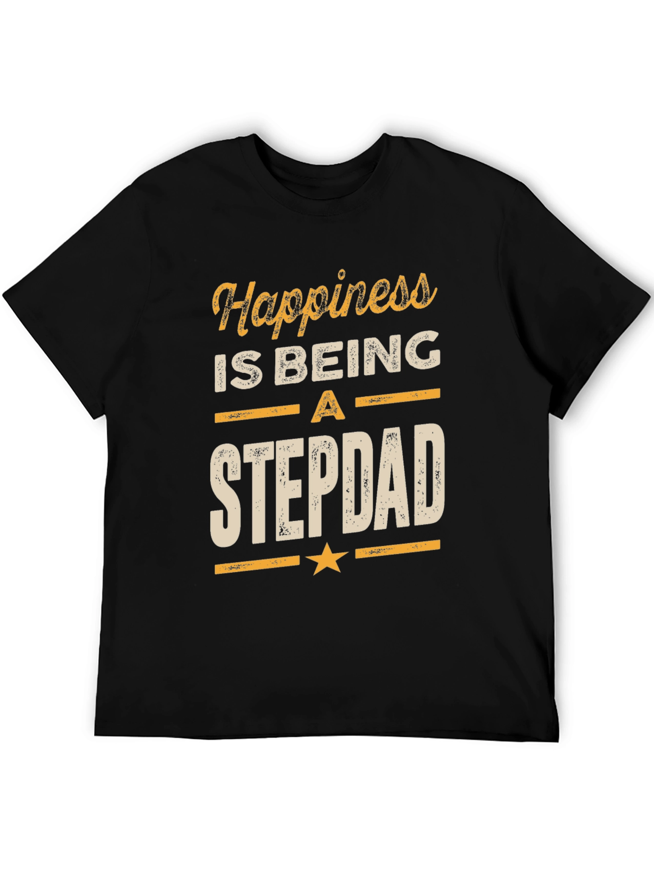 Happiness Is Being A Stepdad T-Shirt