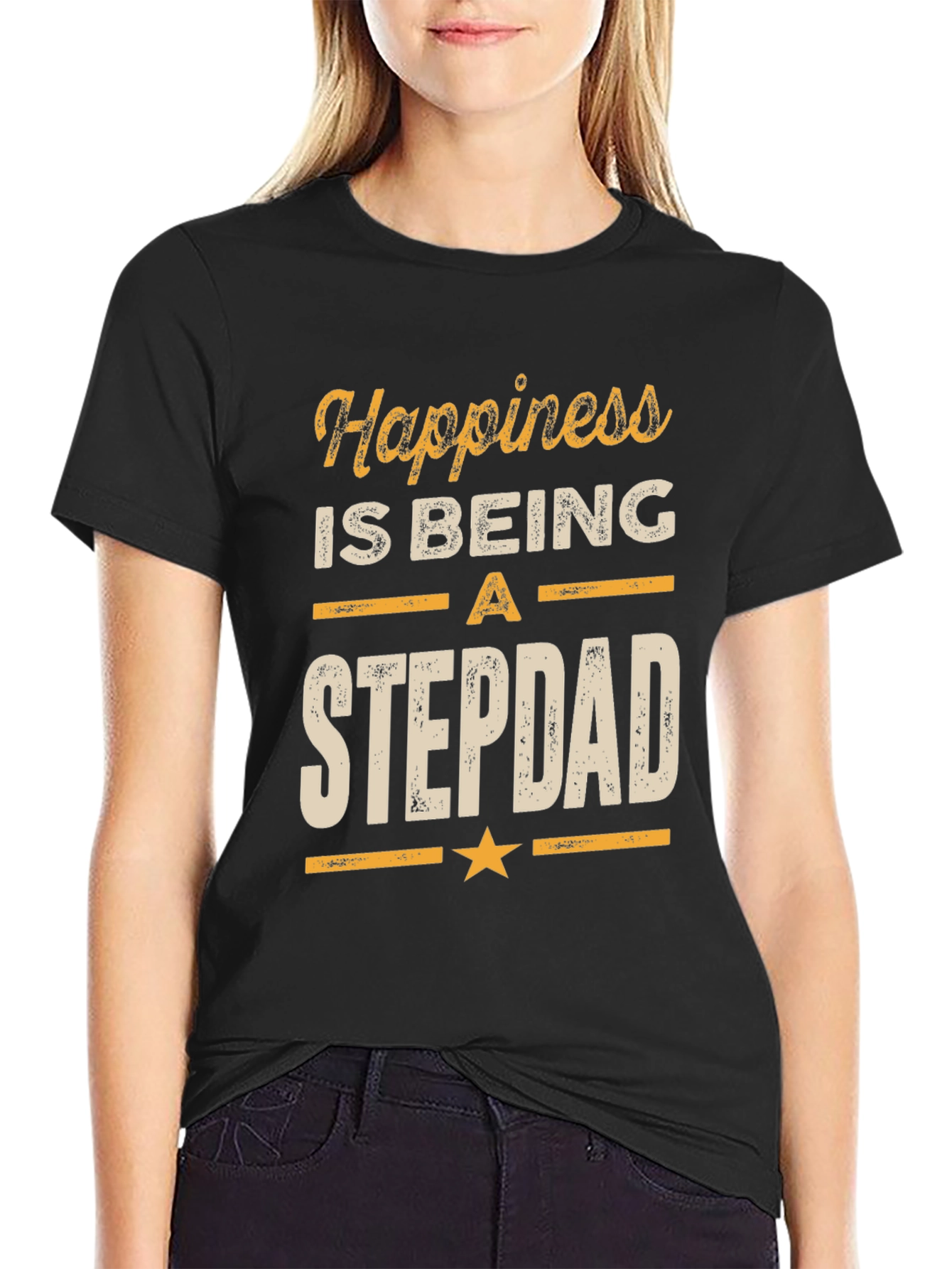 Happiness Is Being A Stepdad T-Shirt