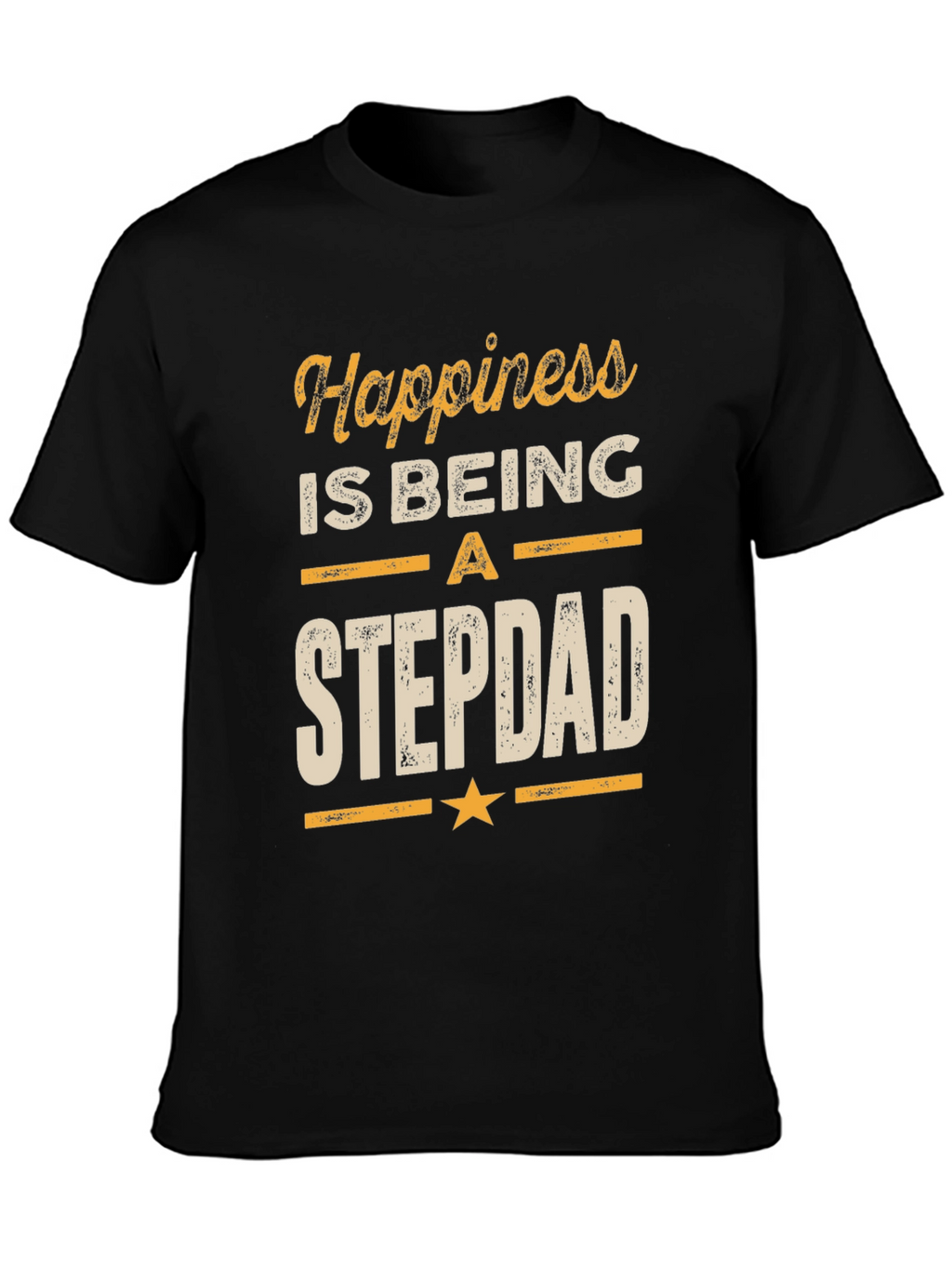 Happiness Is Being A Stepdad T-Shirt