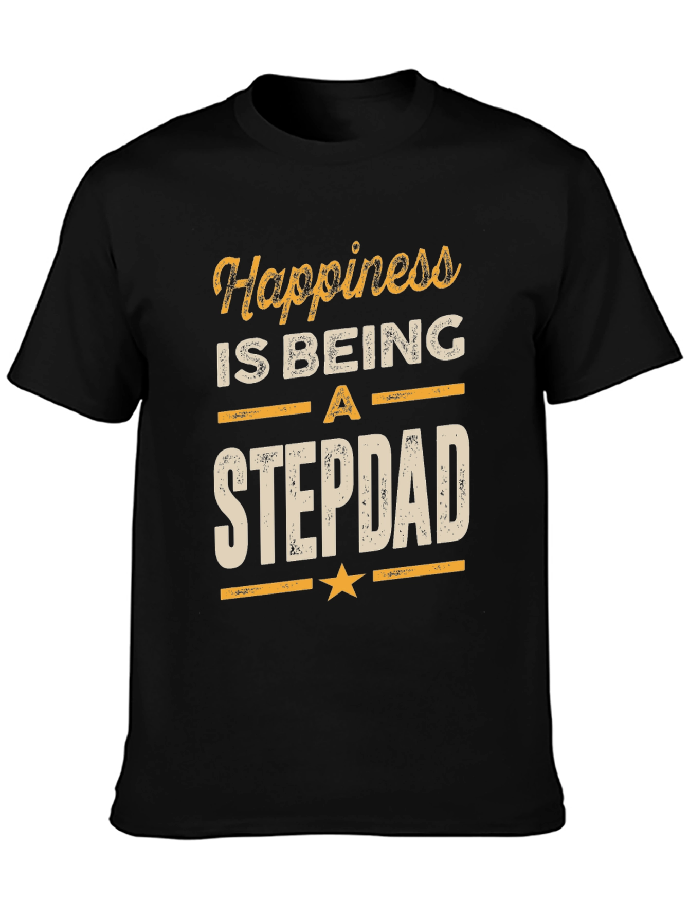 Happiness Is Being A Stepdad T-Shirt