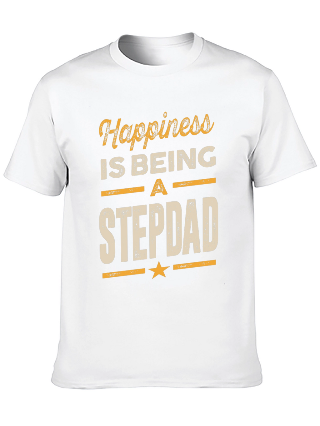 Happiness Is Being A Stepdad T-Shirt