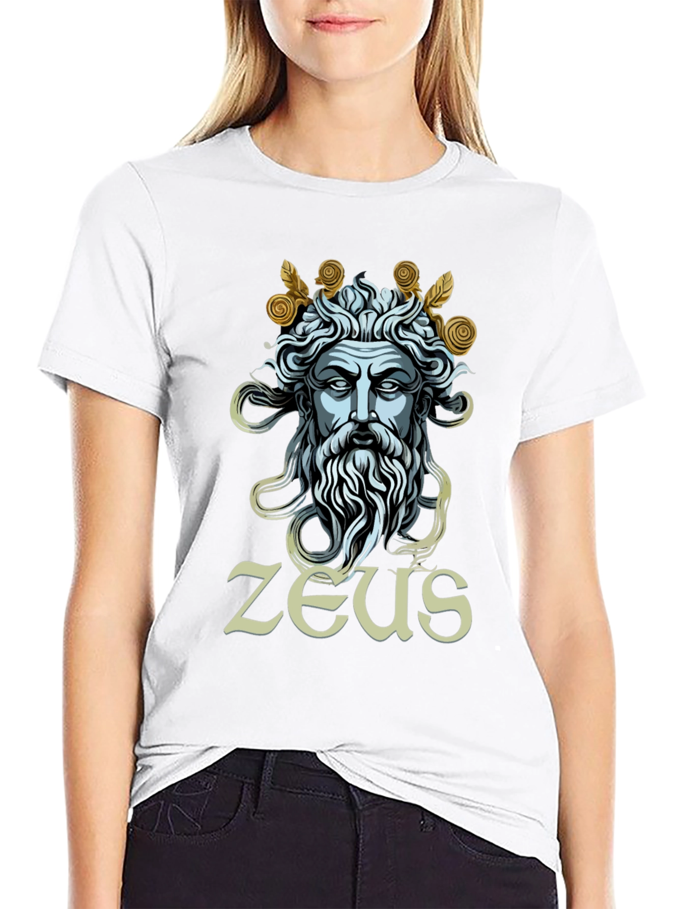 Zeus Graphic Tee - Mythical God T-Shirt