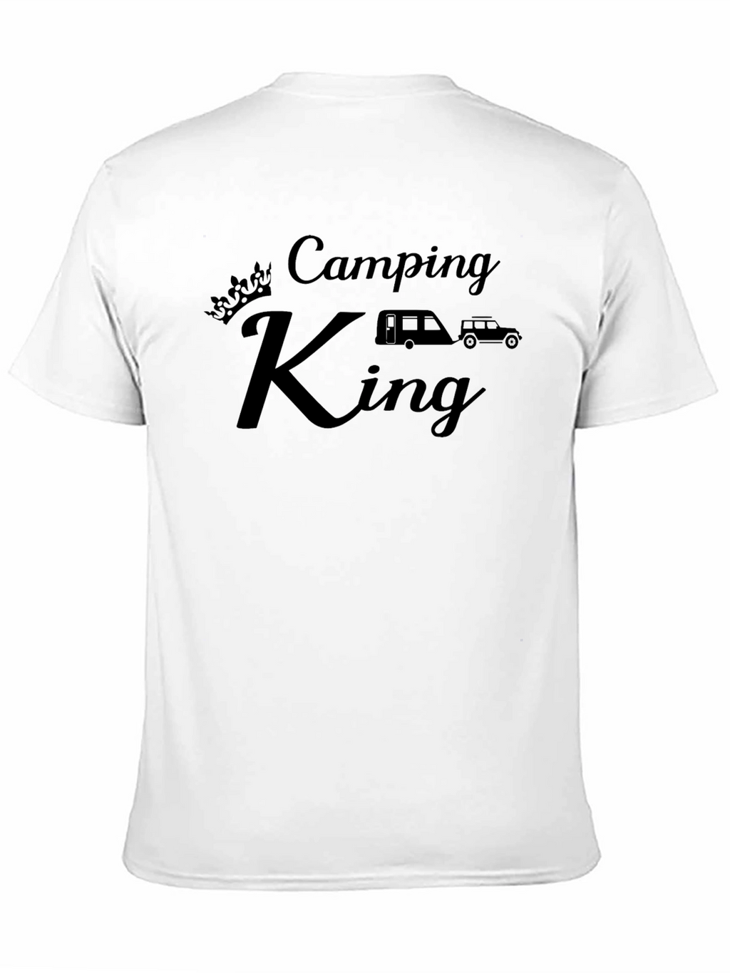 Camping King Black T-Shirt