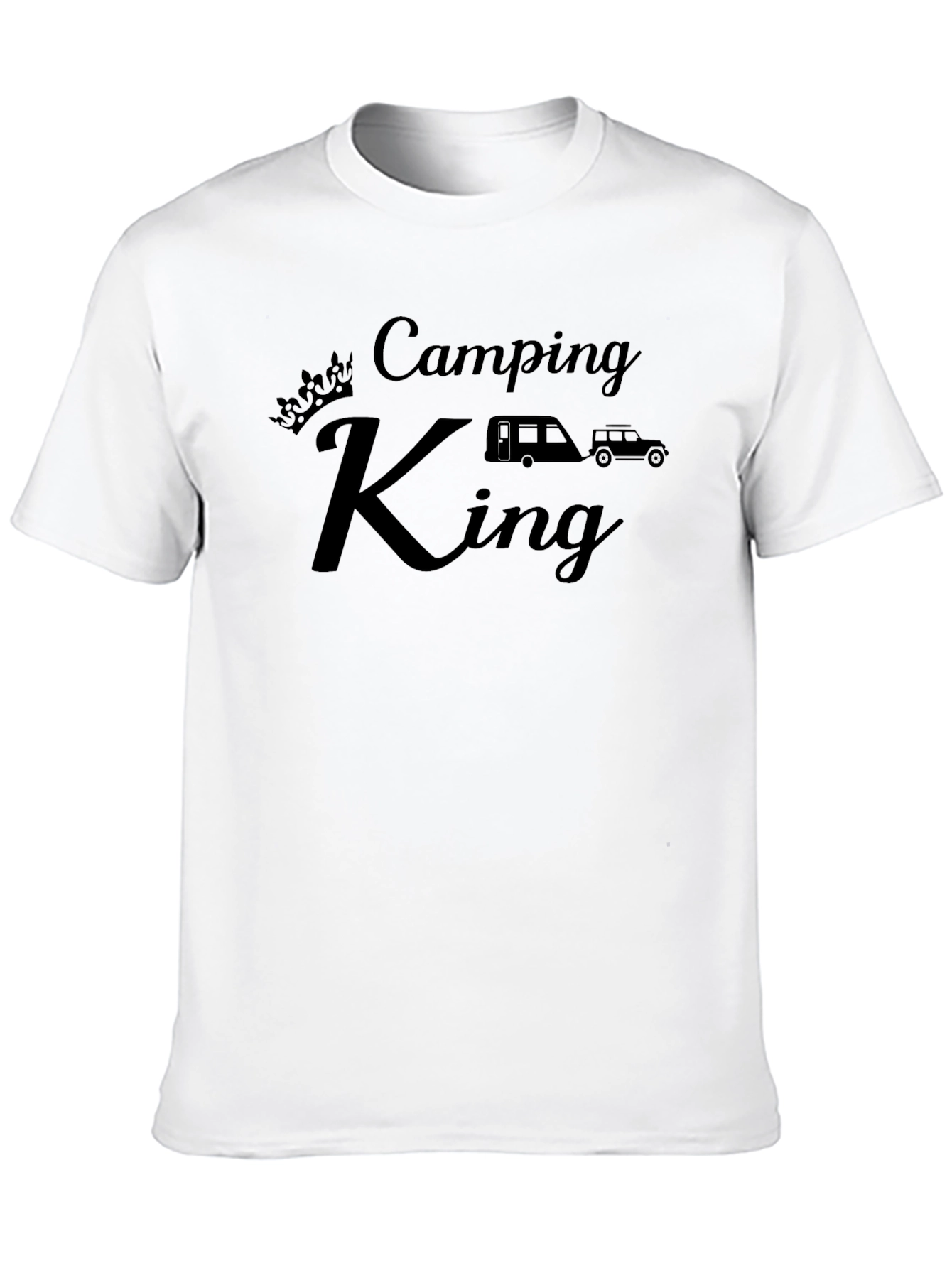 Camping King Black T-Shirt