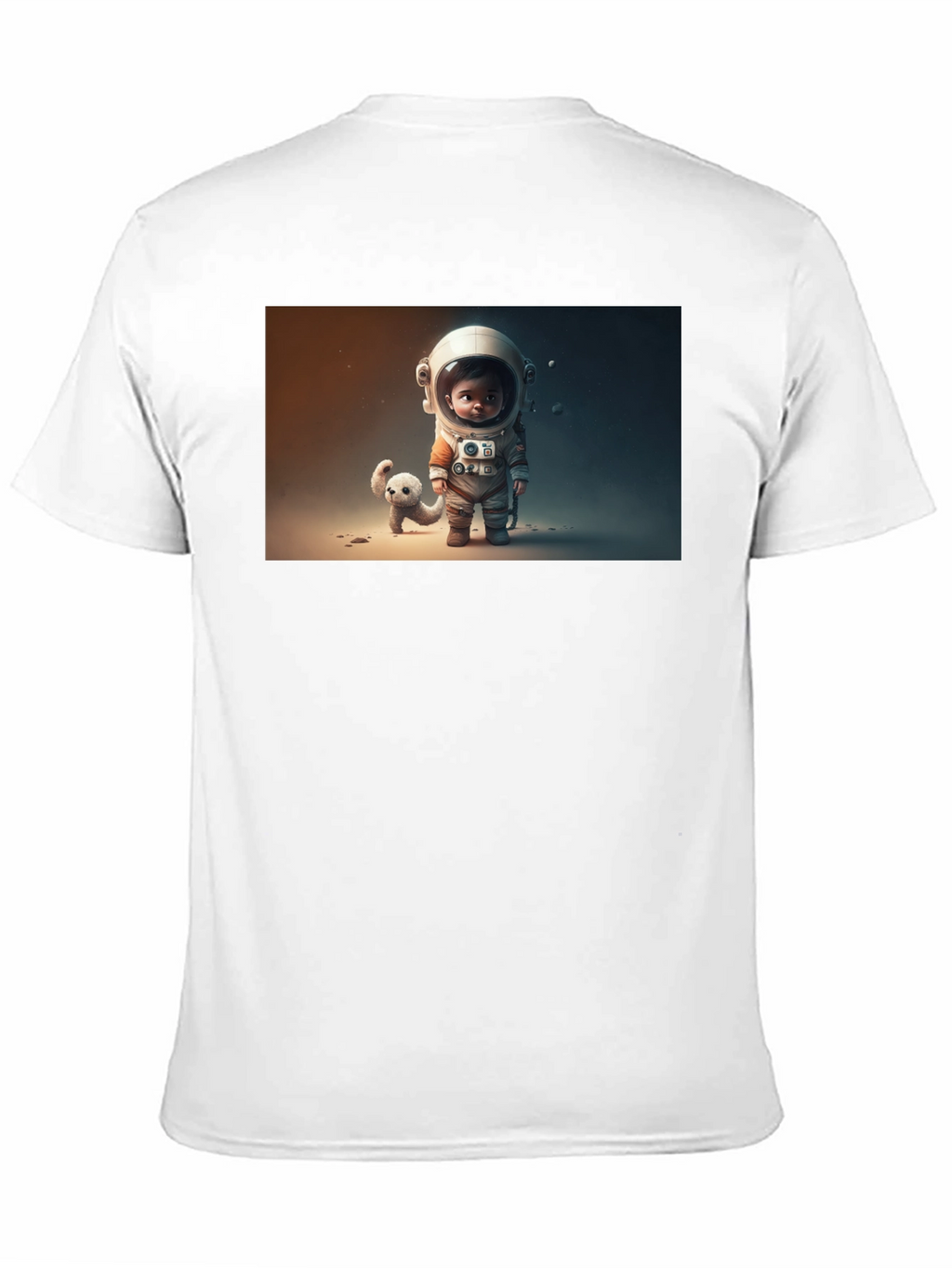 Astronaut & Friend Graphic Tee - Black