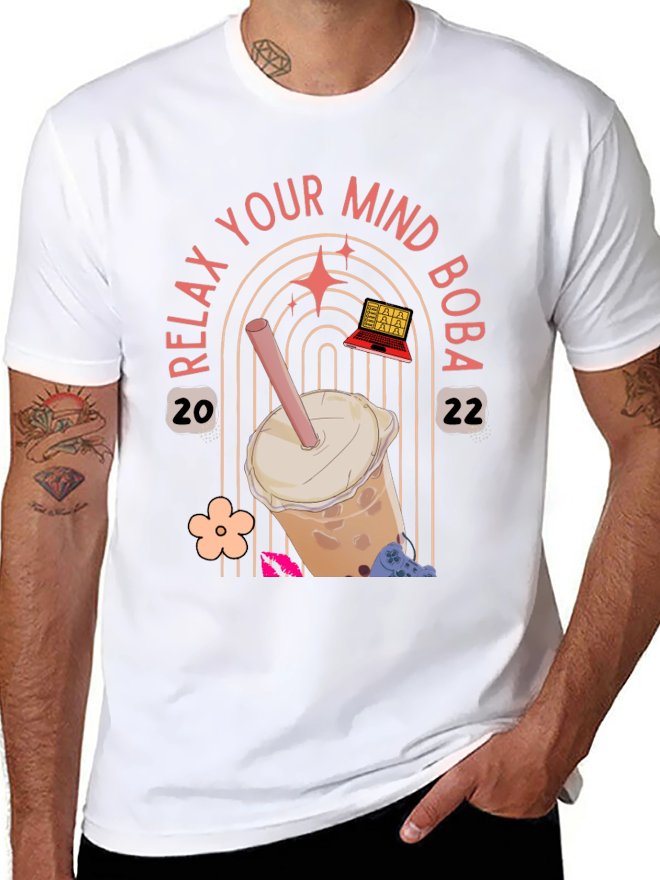 Relax Your Mind Boba 2022 Graphic Tee