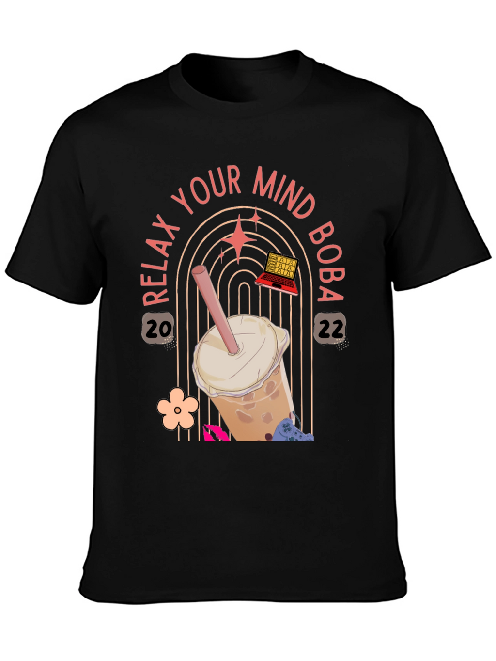 Relax Your Mind Boba 2022 Graphic Tee