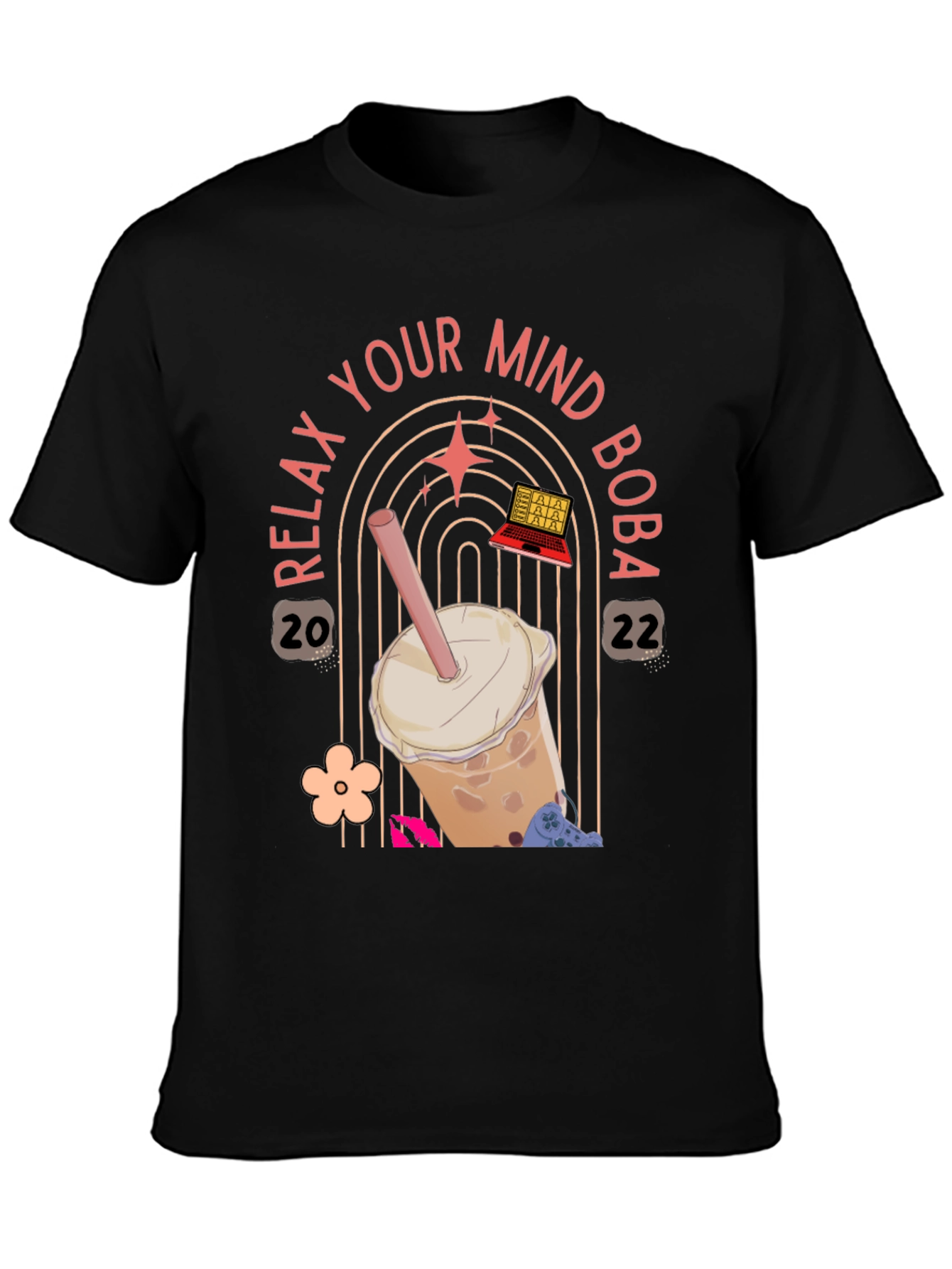 Relax Your Mind Boba 2022 Graphic Tee