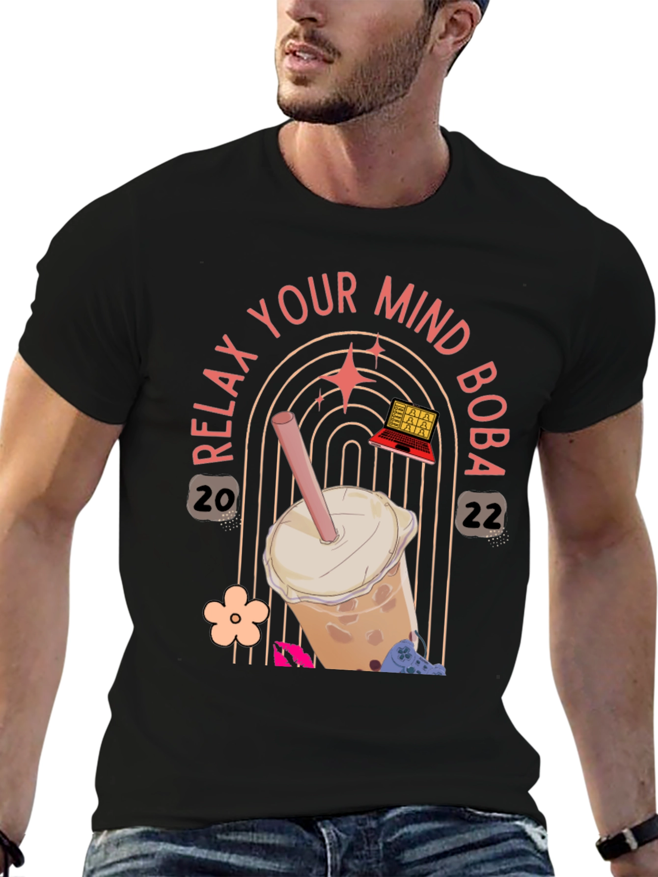 Relax Your Mind Boba 2022 Graphic Tee
