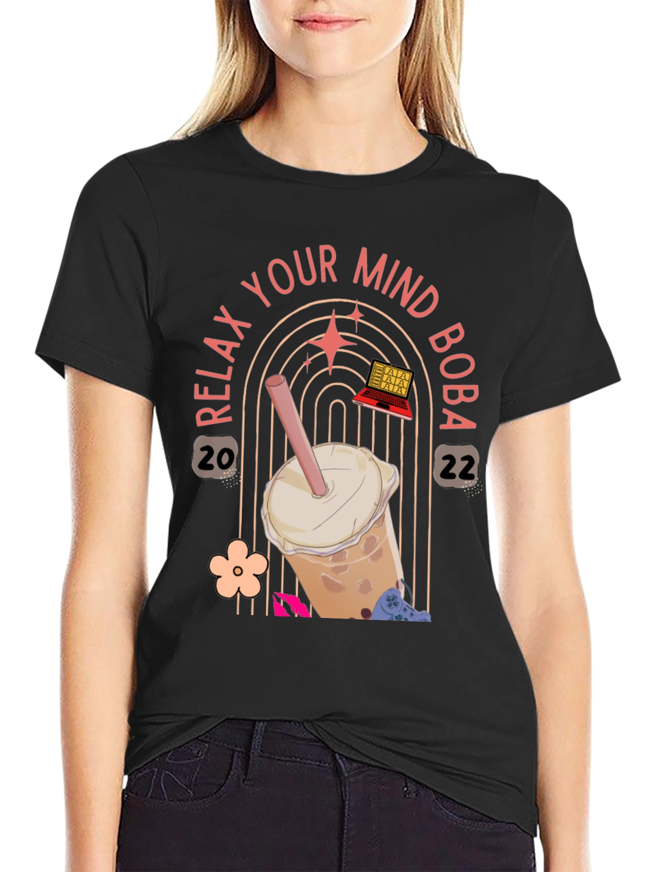 Relax Your Mind Boba 2022 Graphic Tee