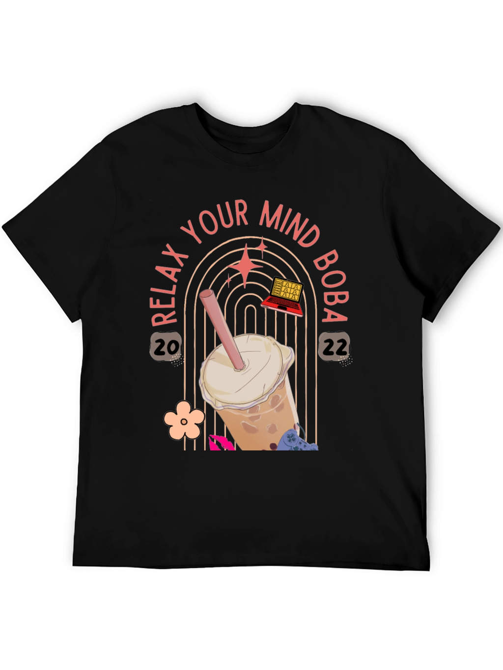 Relax Your Mind Boba 2022 Graphic Tee