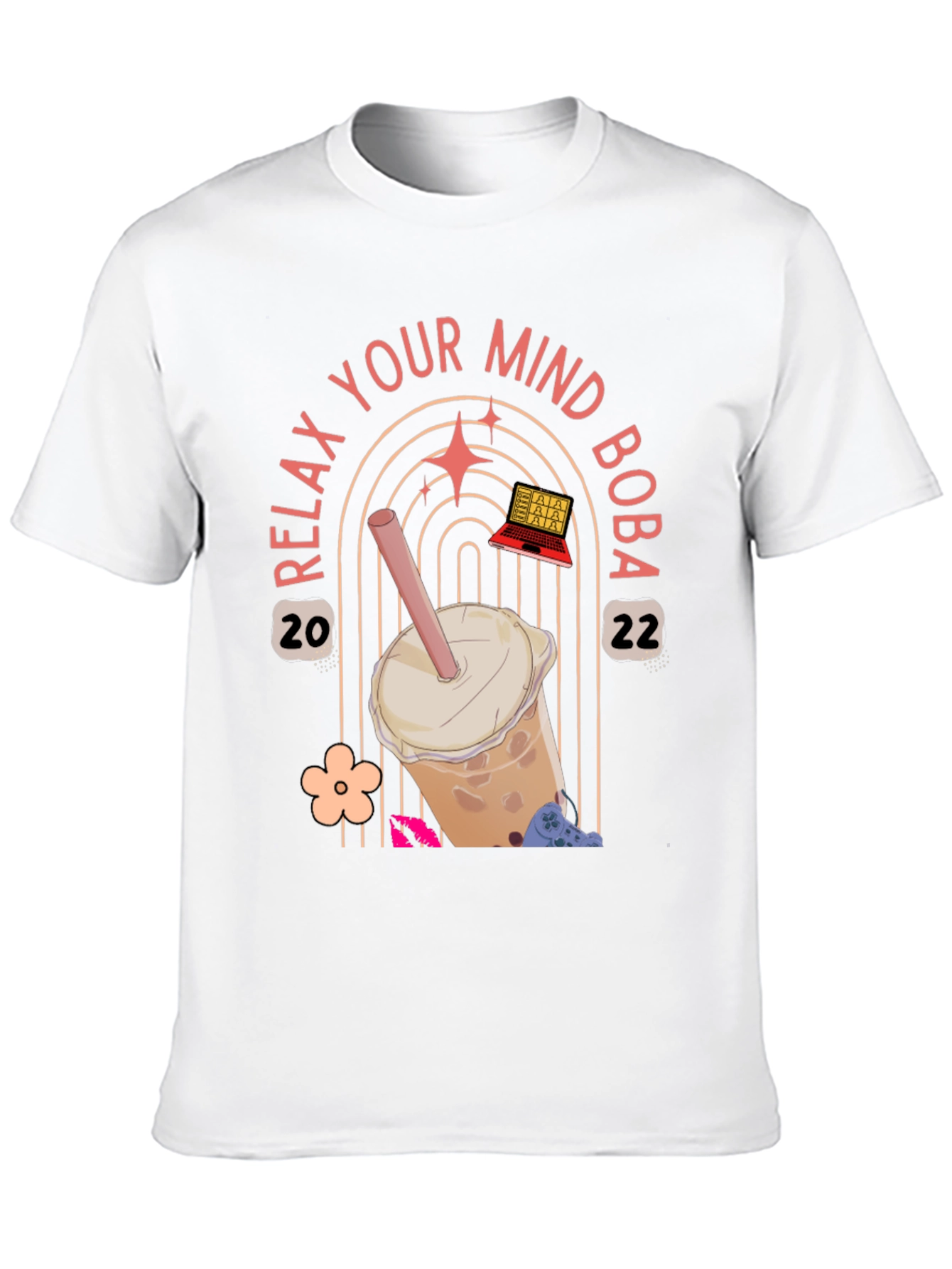 Relax Your Mind Boba 2022 Graphic Tee
