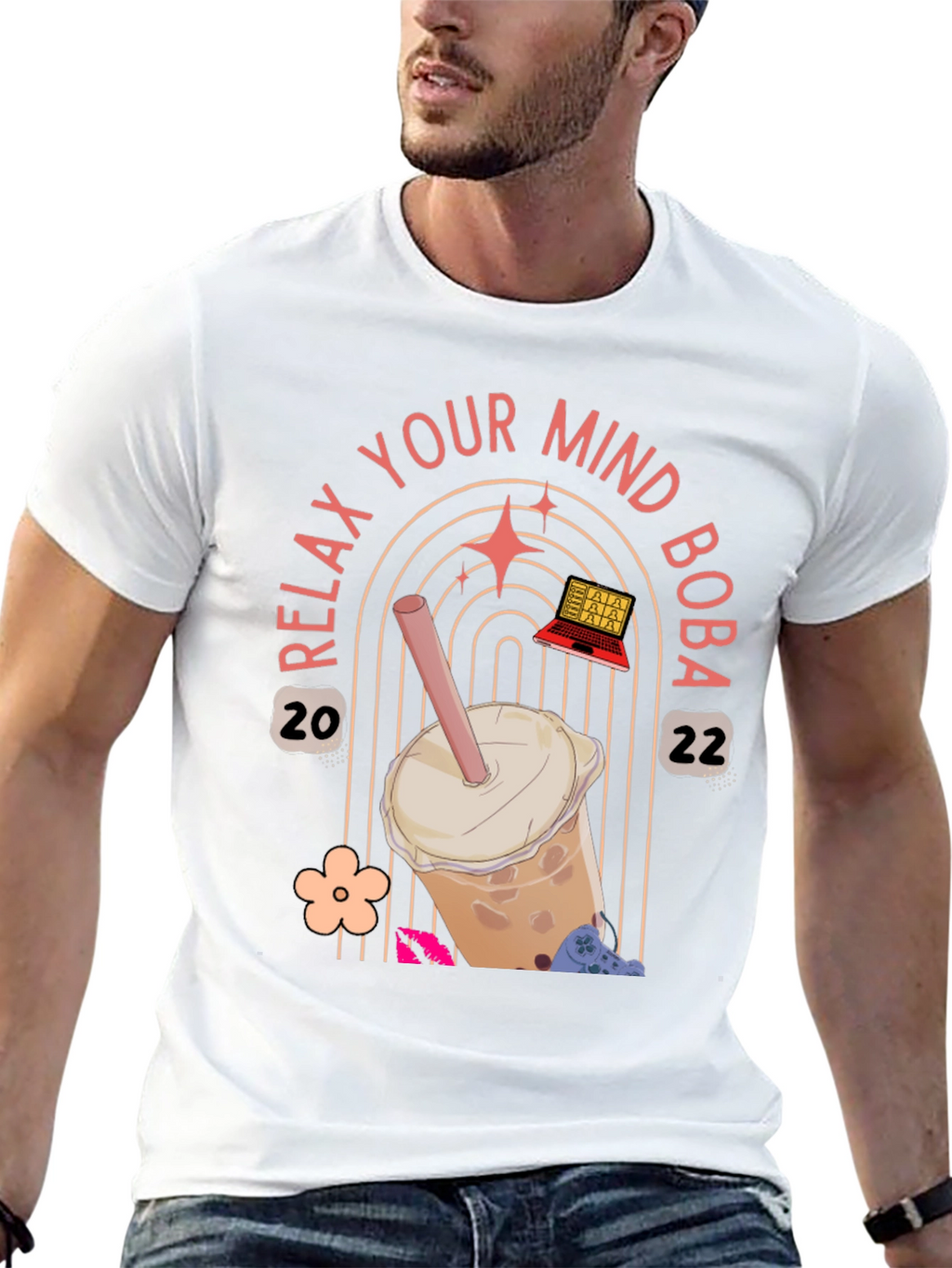 Relax Your Mind Boba 2022 Graphic Tee