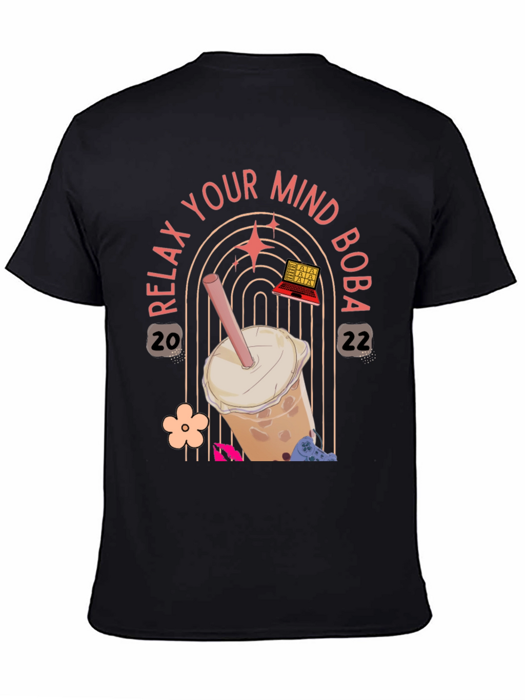 Relax Your Mind Boba 2022 Graphic Tee