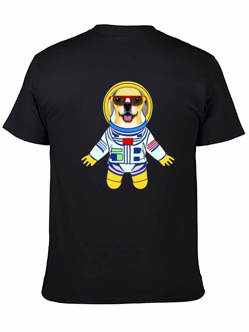 Dog Astronaut Graphic Tee - Cool Space Pup T-Shirt