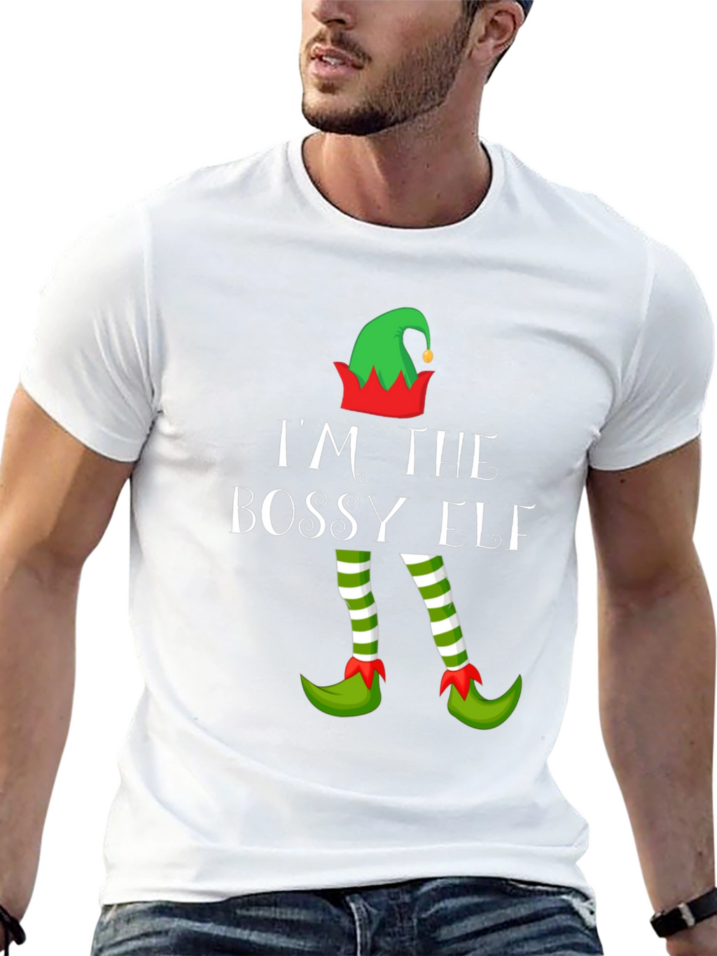 Im the Bossy Elf Christmas T-Shirt