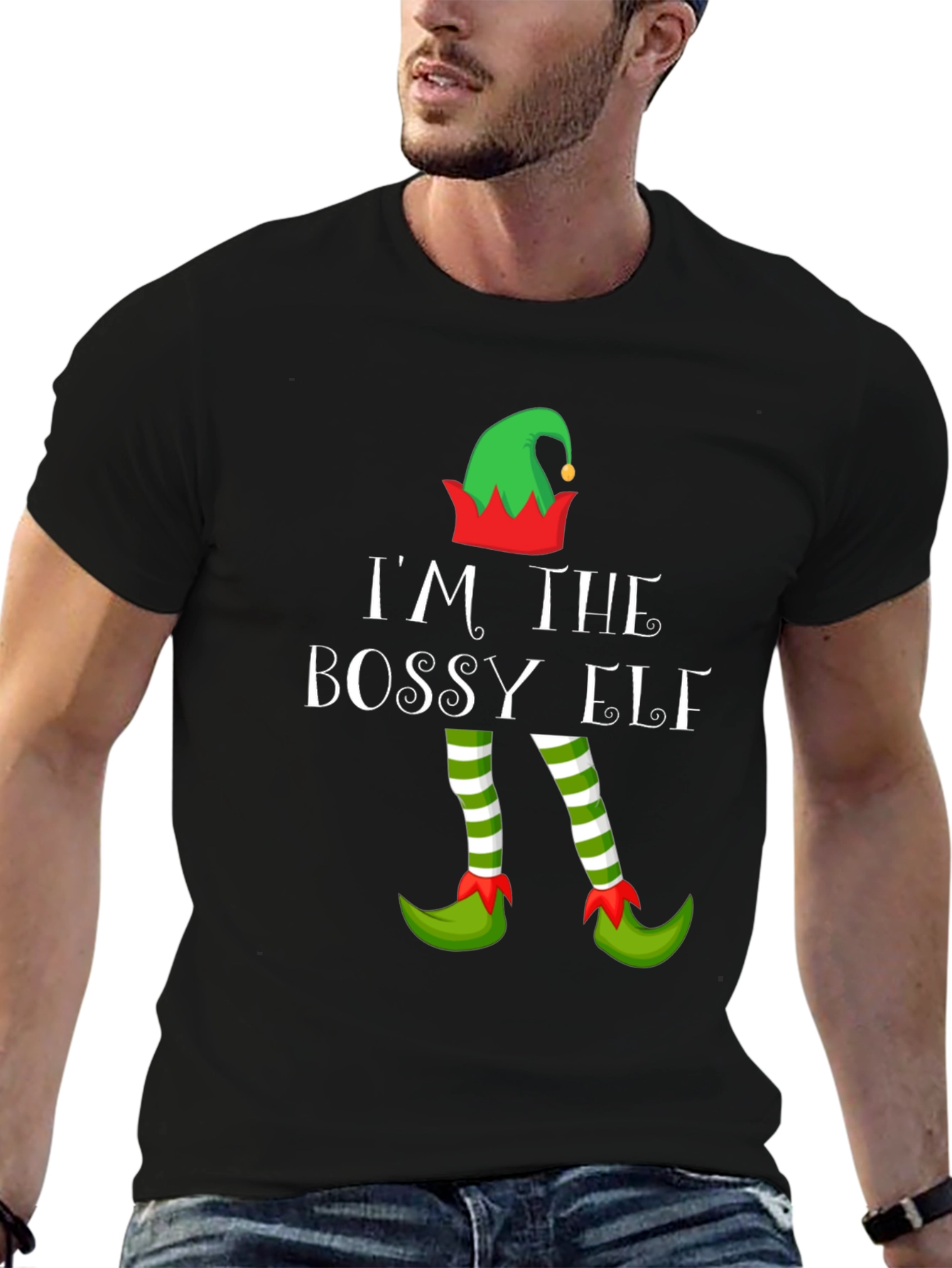 Im the Bossy Elf Christmas T-Shirt