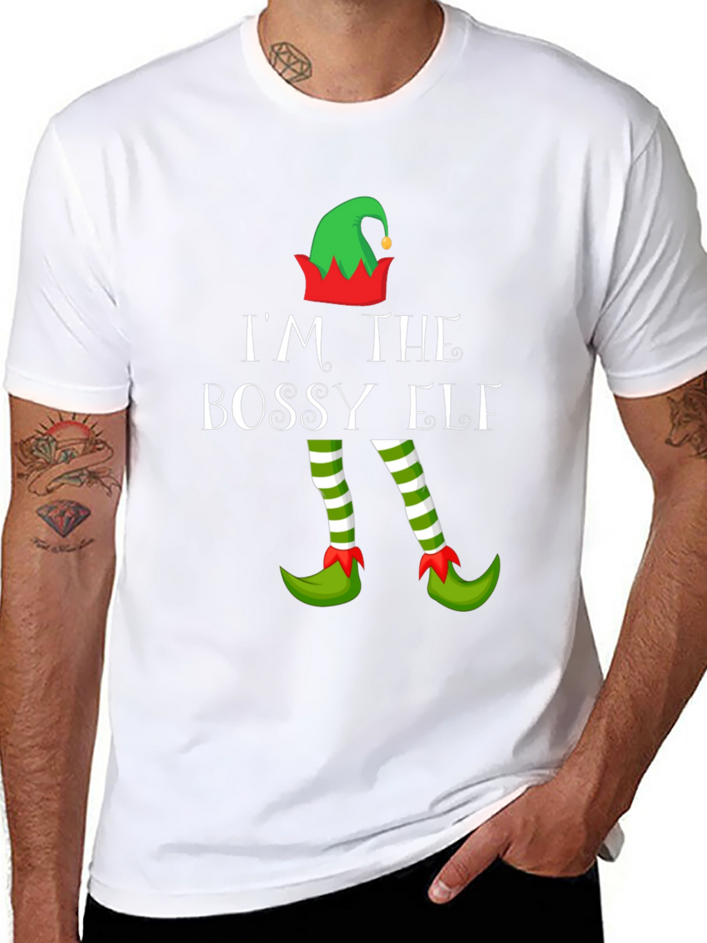 Im the Bossy Elf Christmas T-Shirt