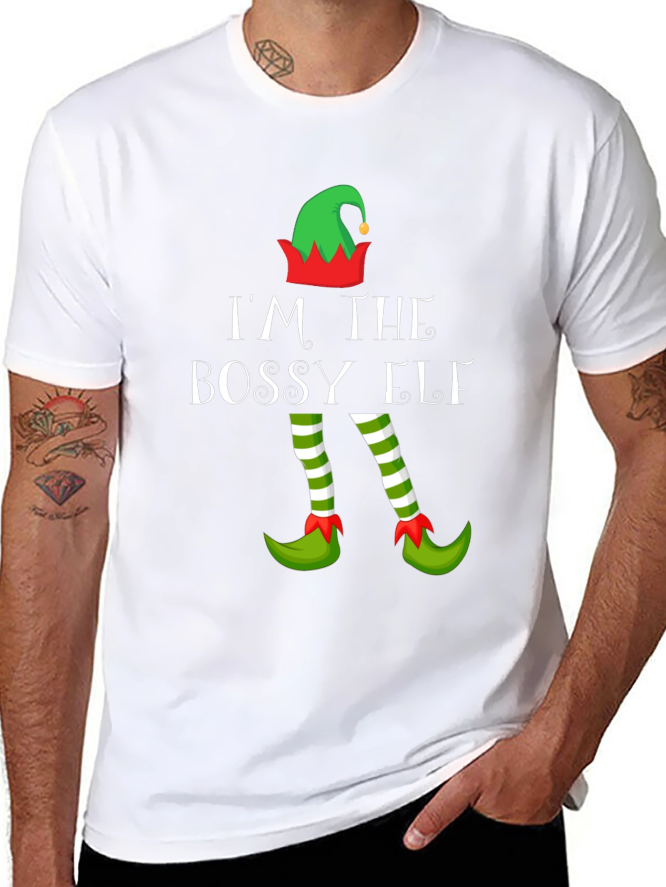 Im the Bossy Elf Christmas T-Shirt