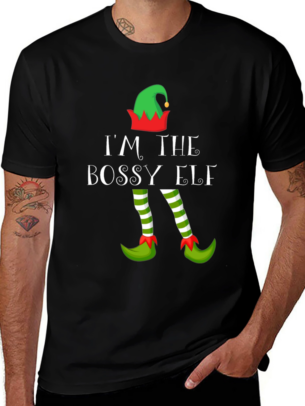 Im the Bossy Elf Christmas T-Shirt