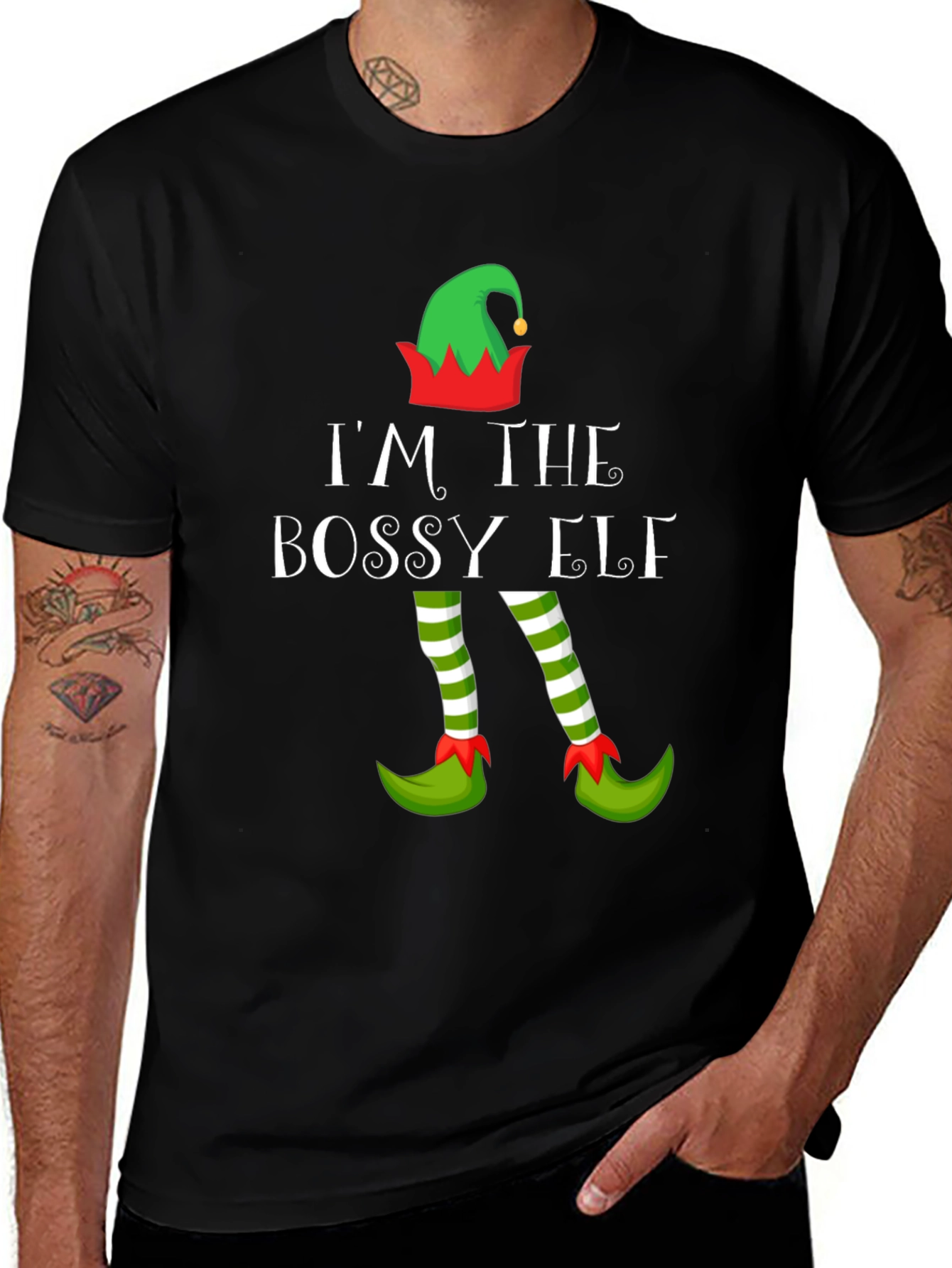 Im the Bossy Elf Christmas T-Shirt
