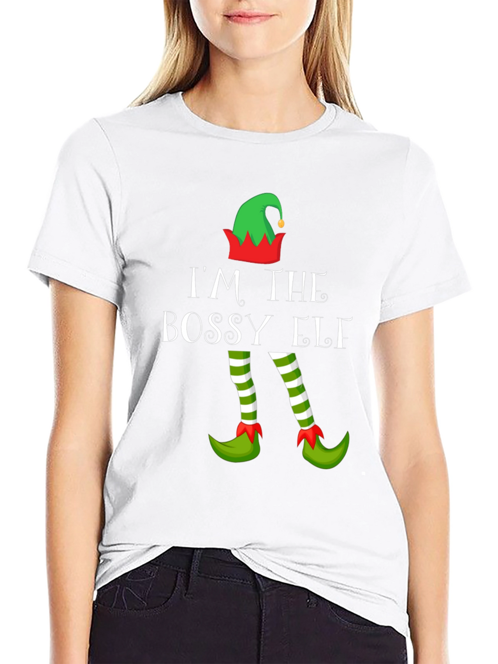 Im the Bossy Elf Christmas T-Shirt