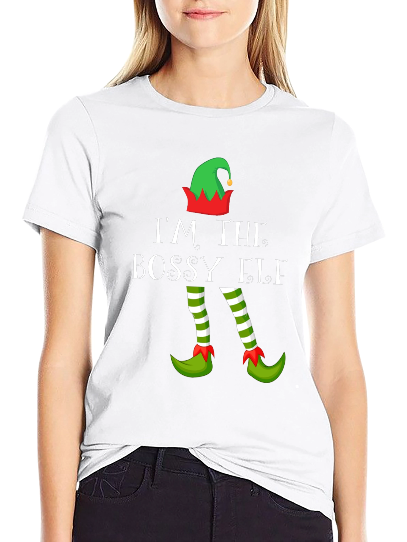 Im the Bossy Elf Christmas T-Shirt