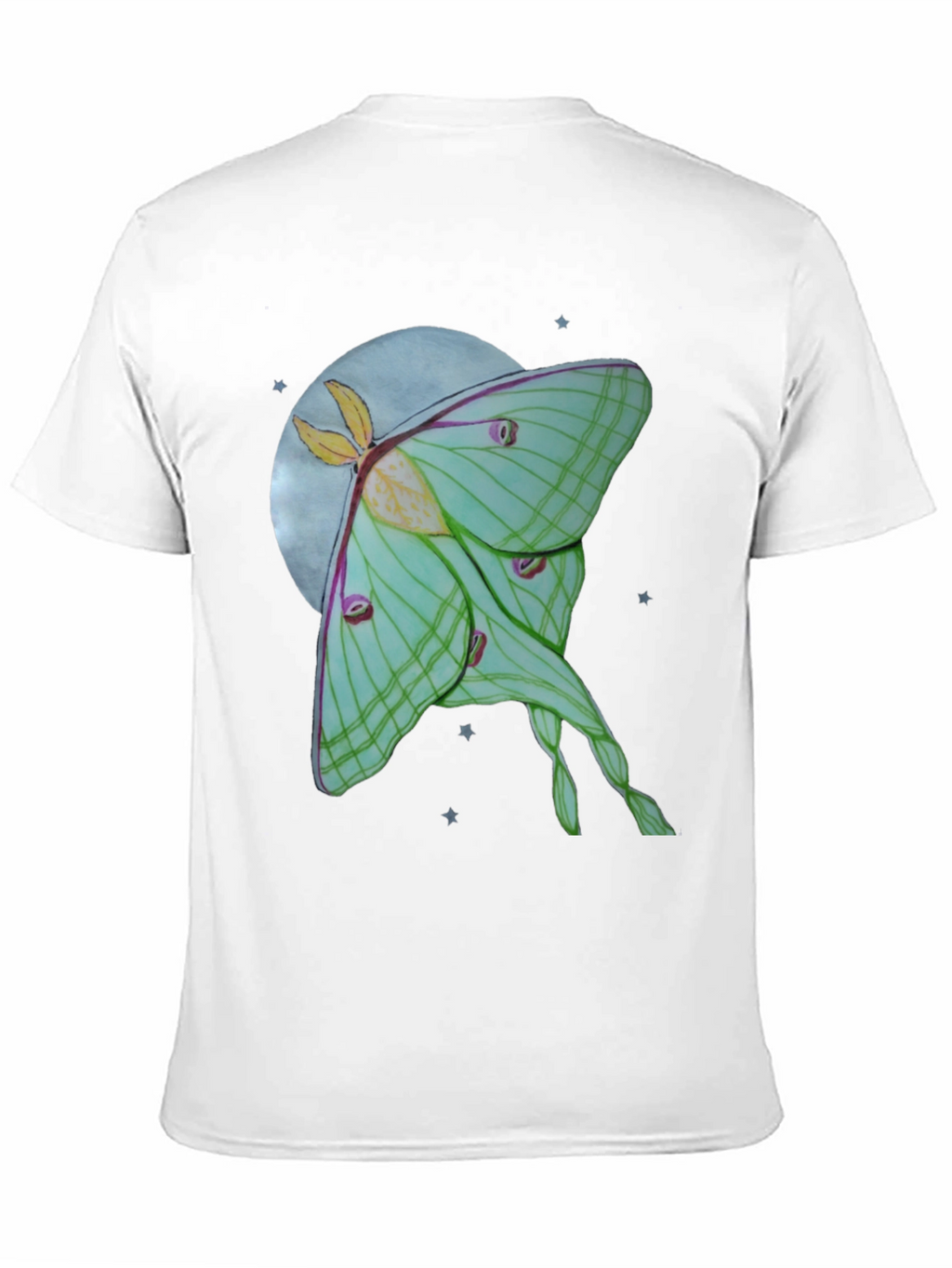 Luna Moth T-Shirt - Celestial Moon Design