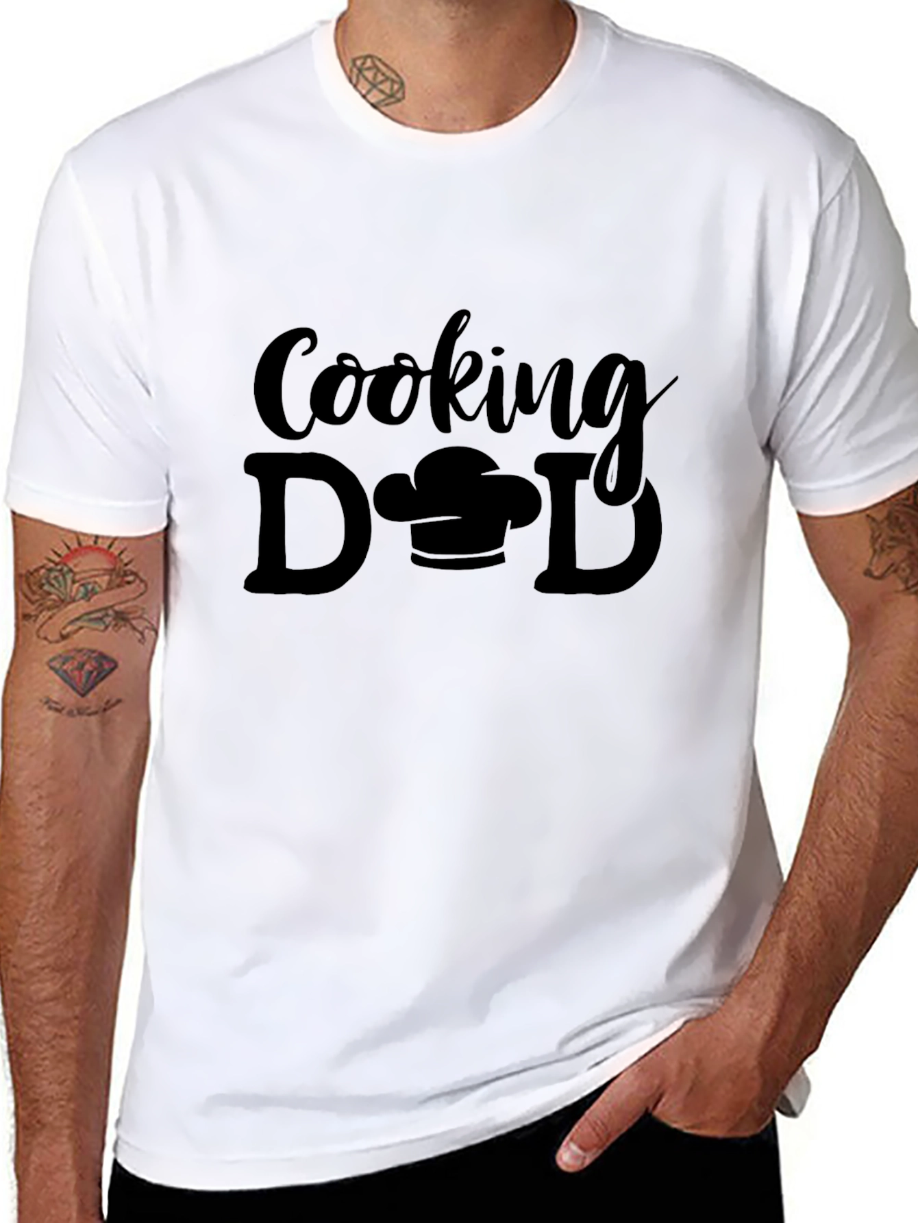 Cooking Dad T-Shirt - Black Graphic Tee