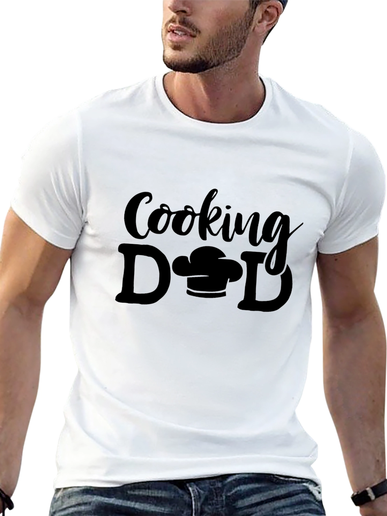Cooking Dad T-Shirt - Black Graphic Tee