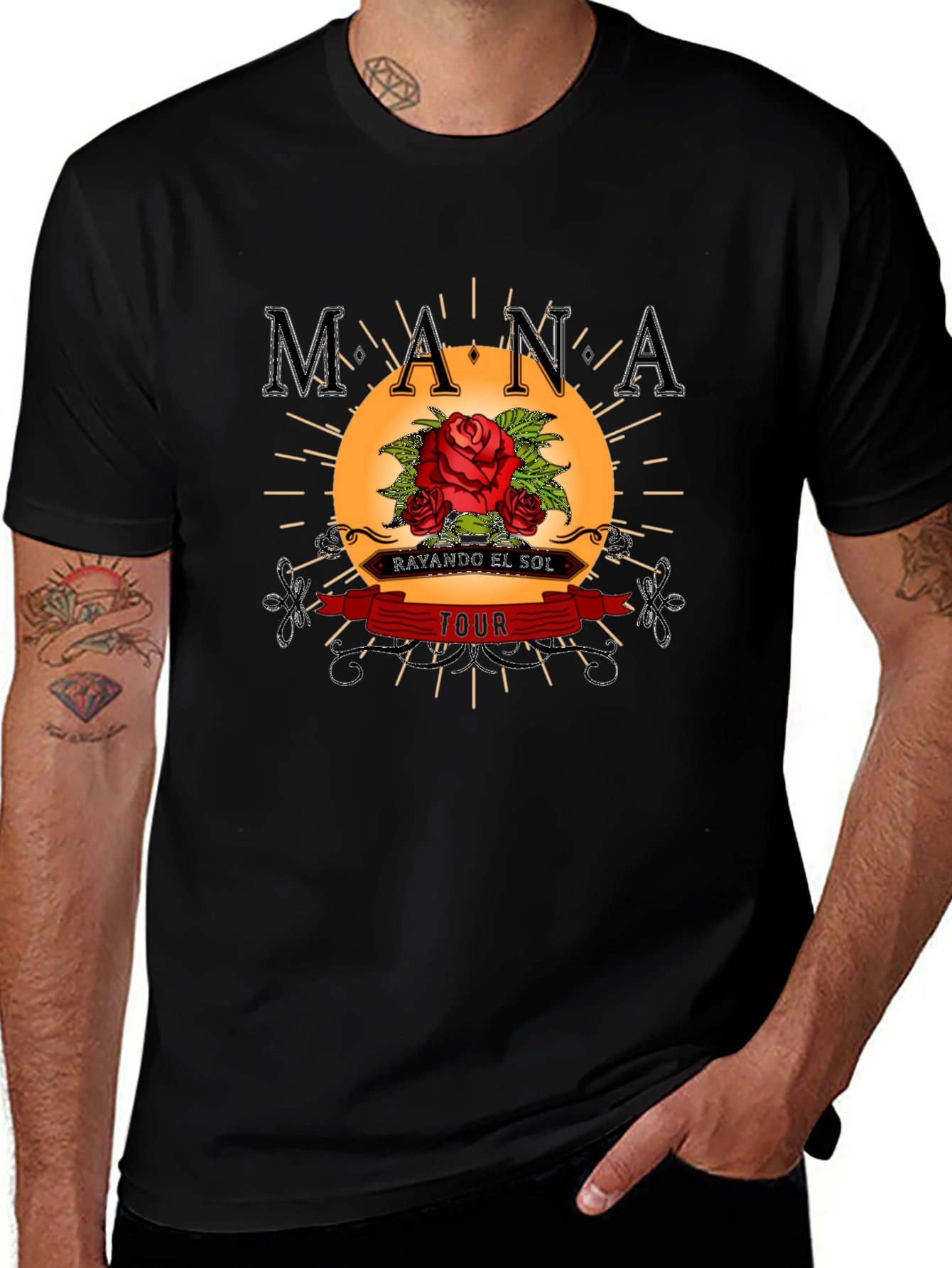 Mana Rayando El Sol Tour T-Shirt