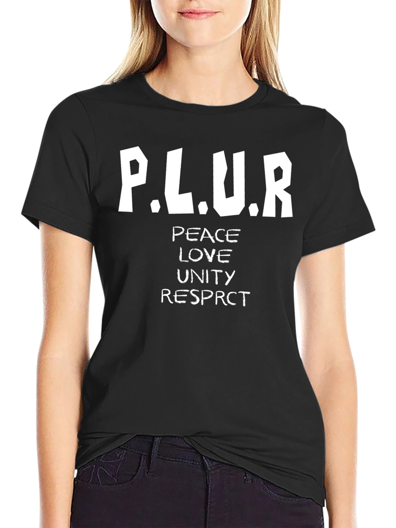 PLUR Peace Love Unity Respect Graphic Tee