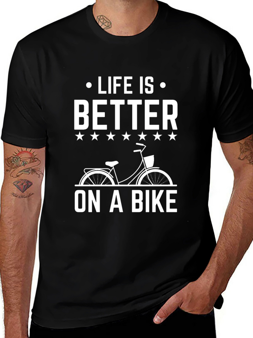 Life is Better On A Bike Graphic Tee
