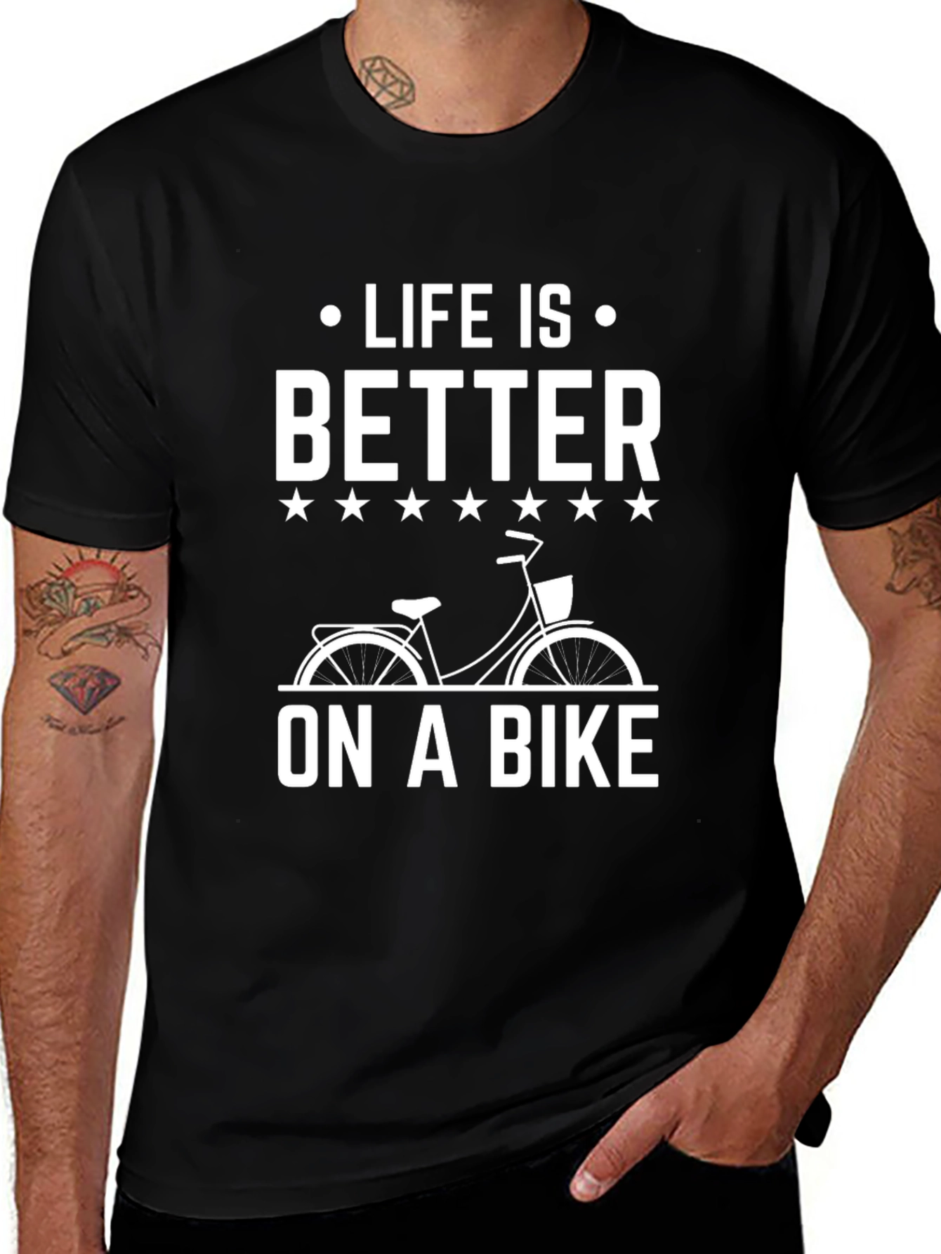 Life is Better On A Bike Graphic Tee