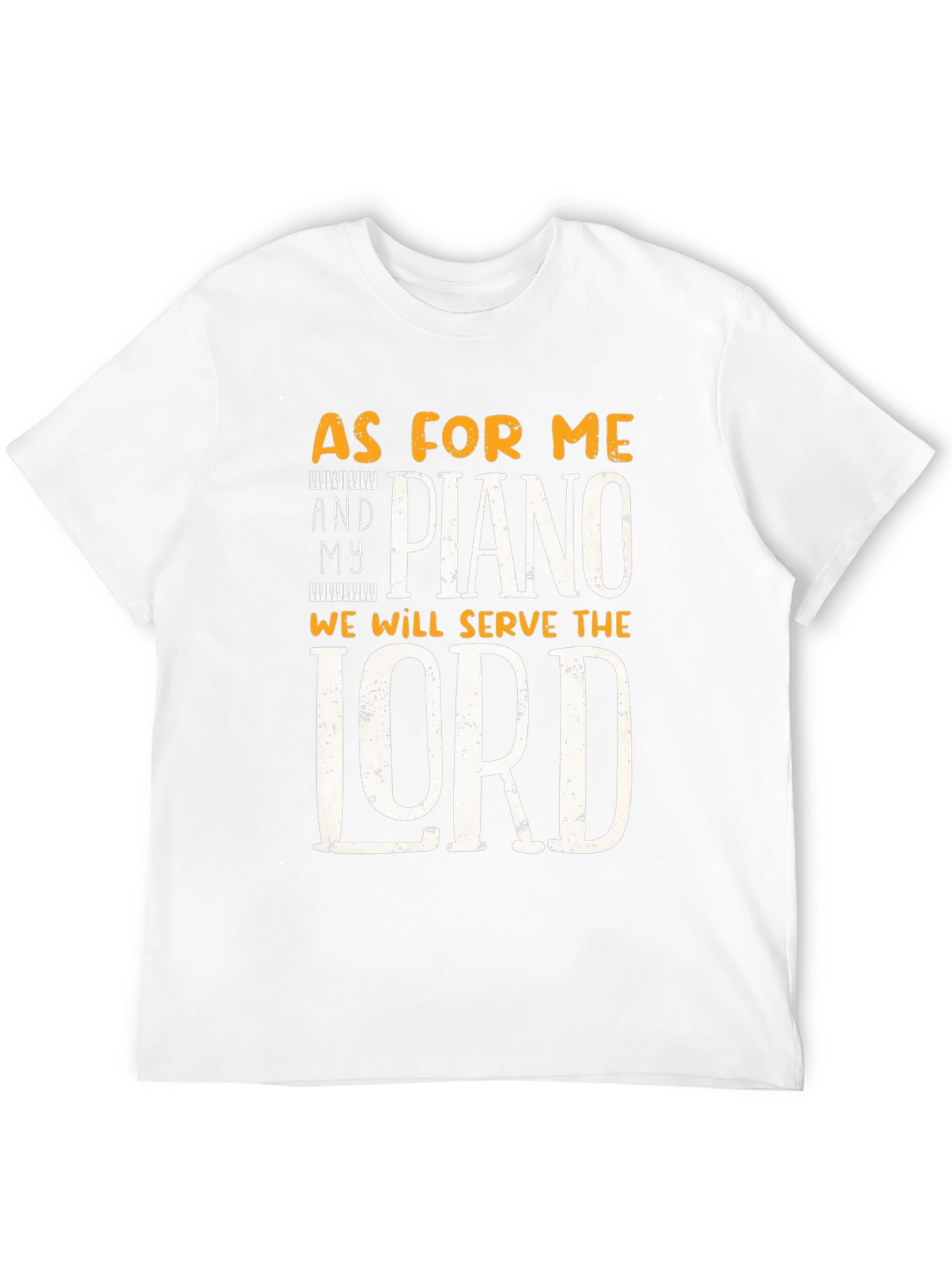 Piano Serve the Lord T-Shirt