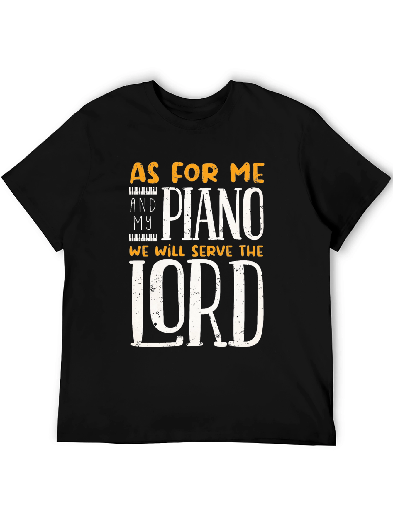 Piano Serve the Lord T-Shirt