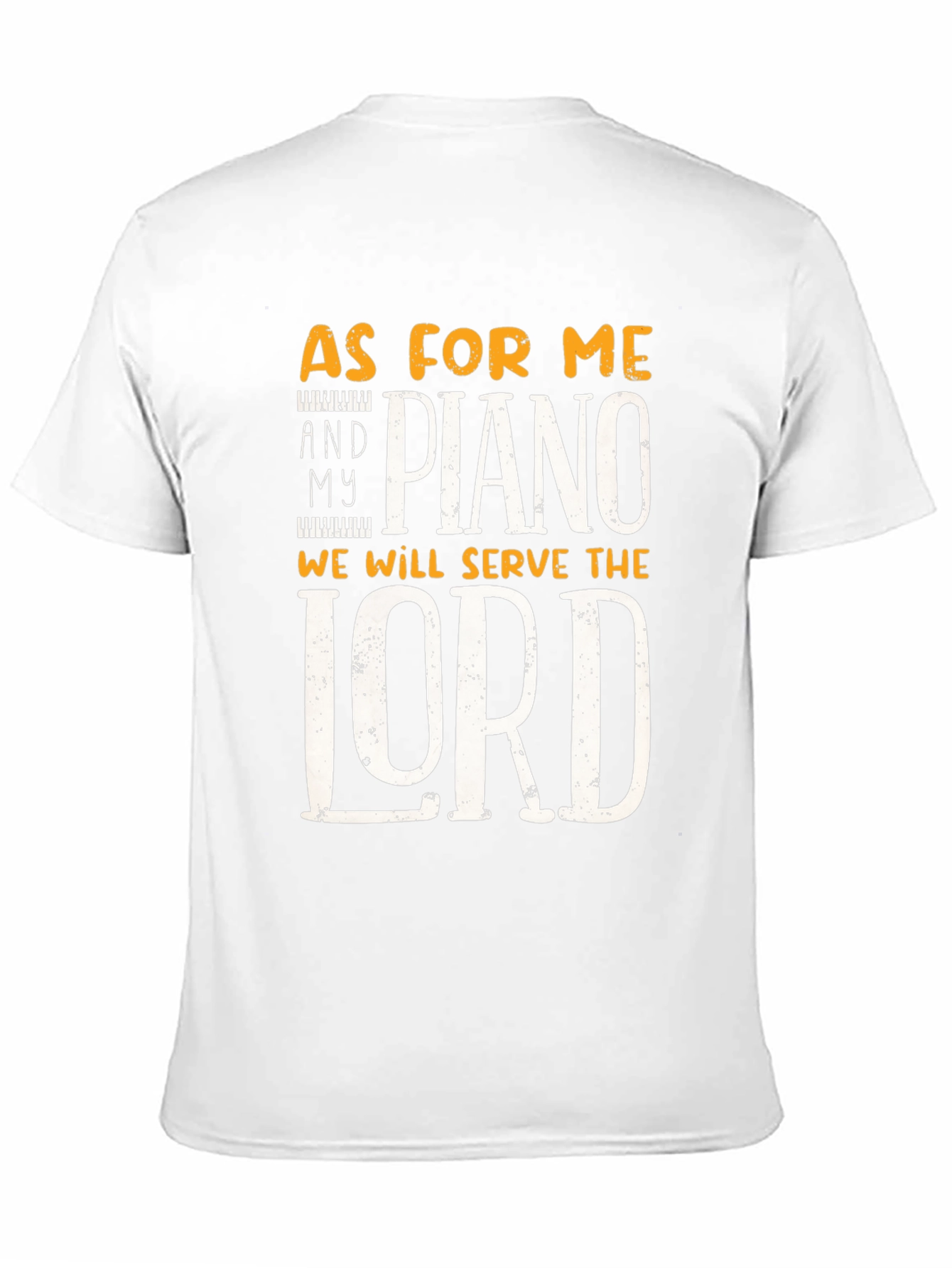 Piano Serve the Lord T-Shirt