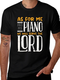 Piano Serve the Lord T-Shirt