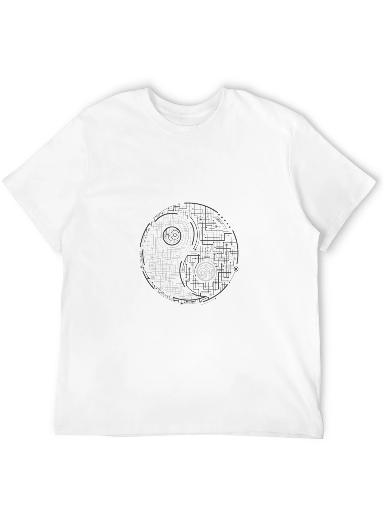 Yin Yang Tech T-Shirt - Balance of Modern Design