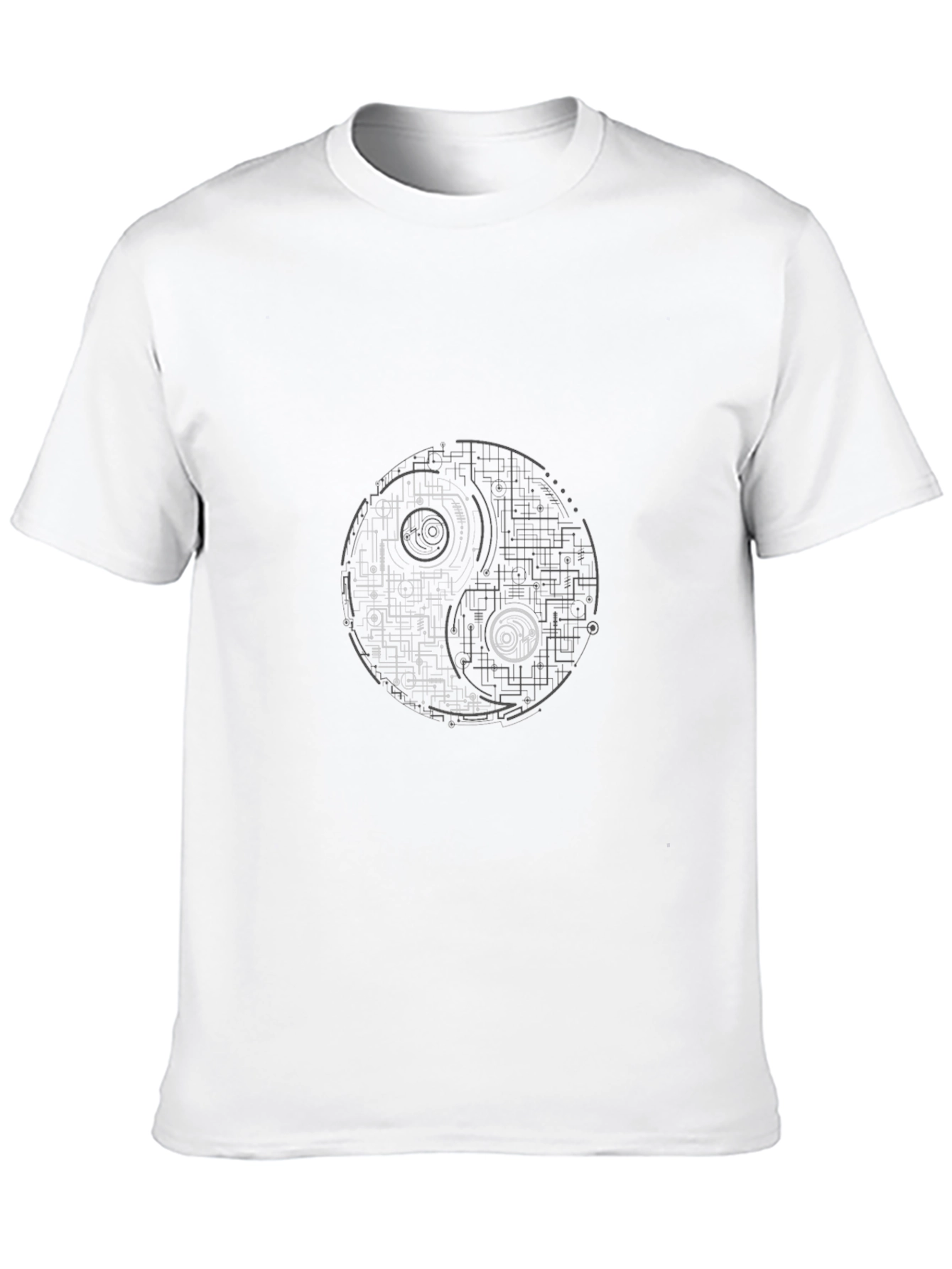 Yin Yang Tech T-Shirt - Balance of Modern Design