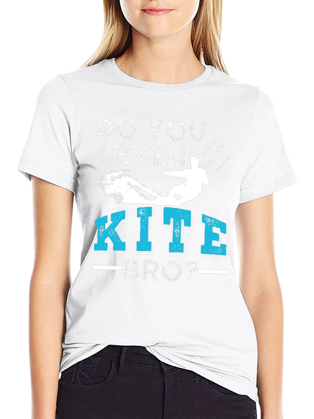 Do You Even Kite Bro? T-Shirt Kitesurfing Tee