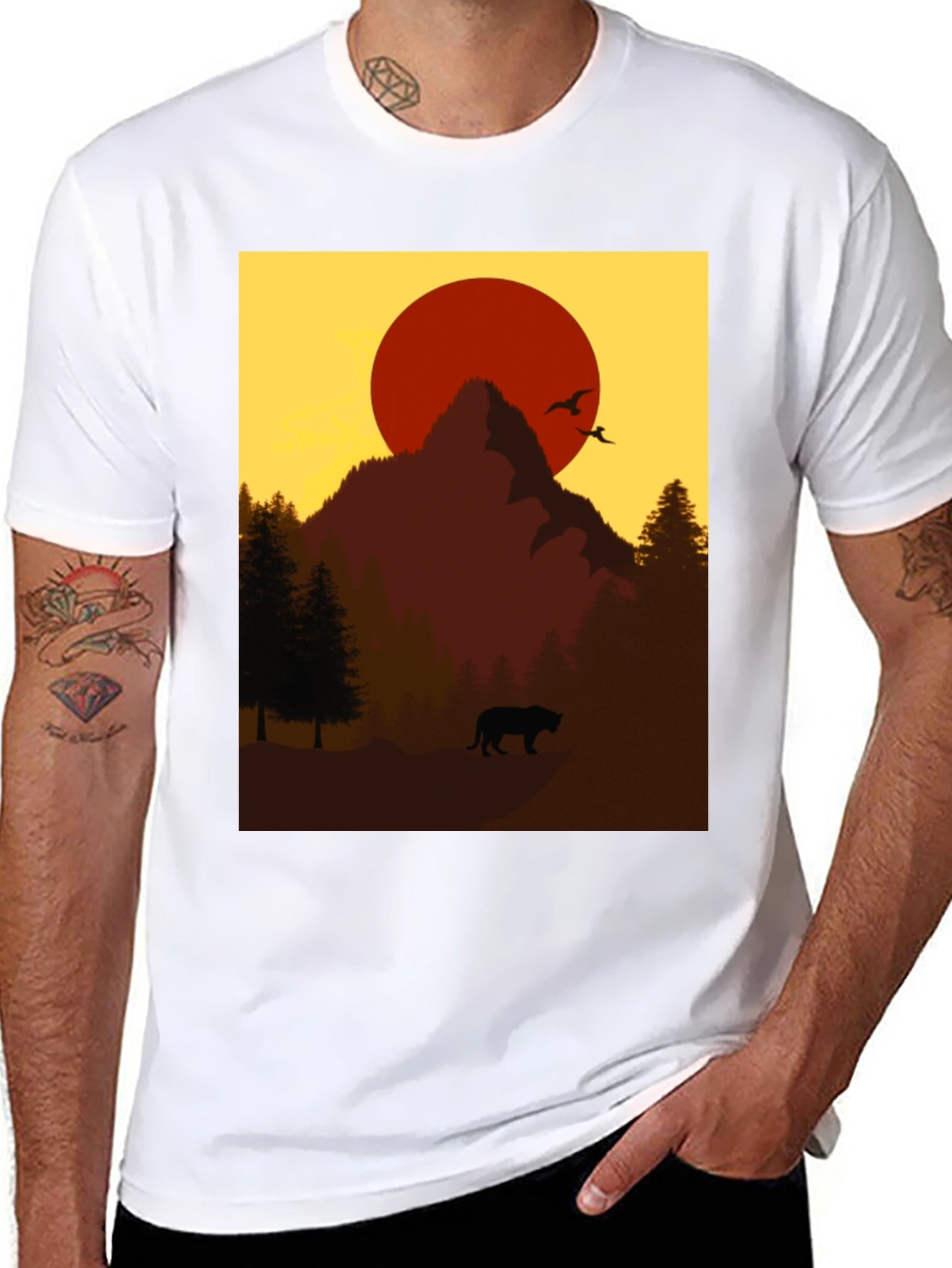 Sunset Mountain Graphic Tee