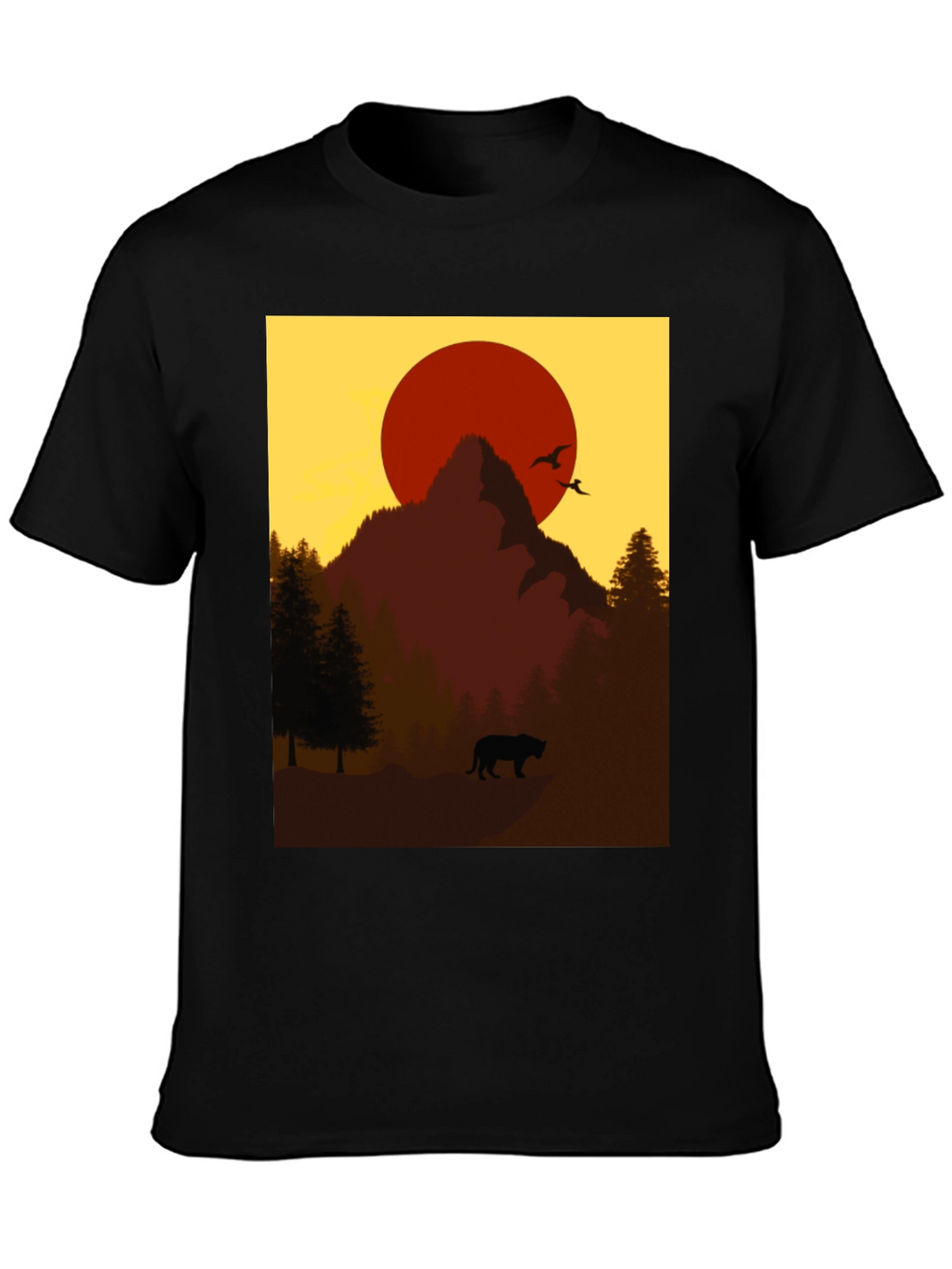 Sunset Mountain Graphic Tee