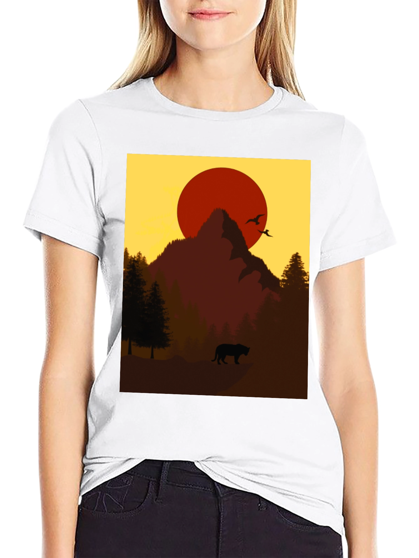 Sunset Mountain Graphic Tee