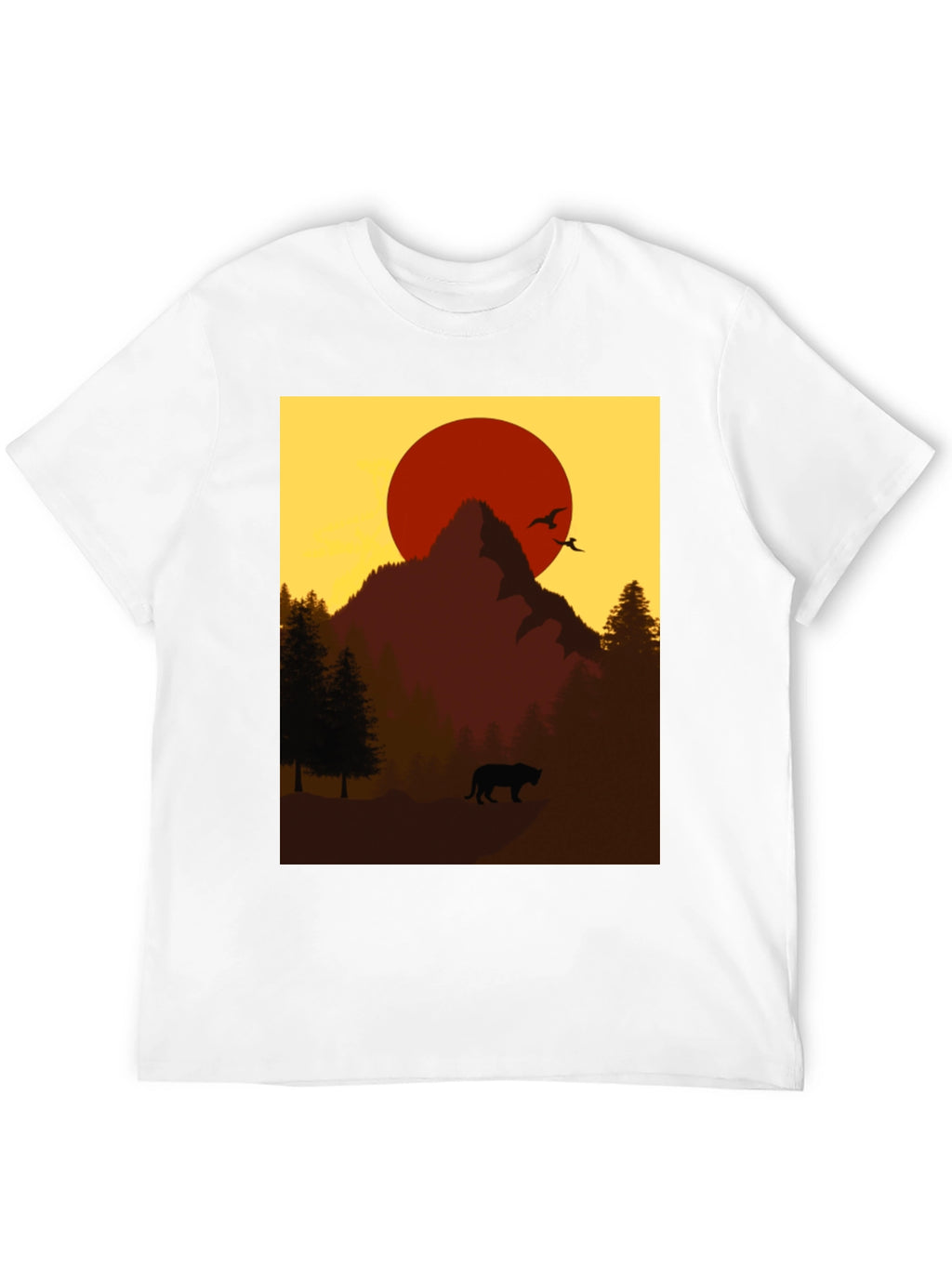 Sunset Mountain Graphic Tee