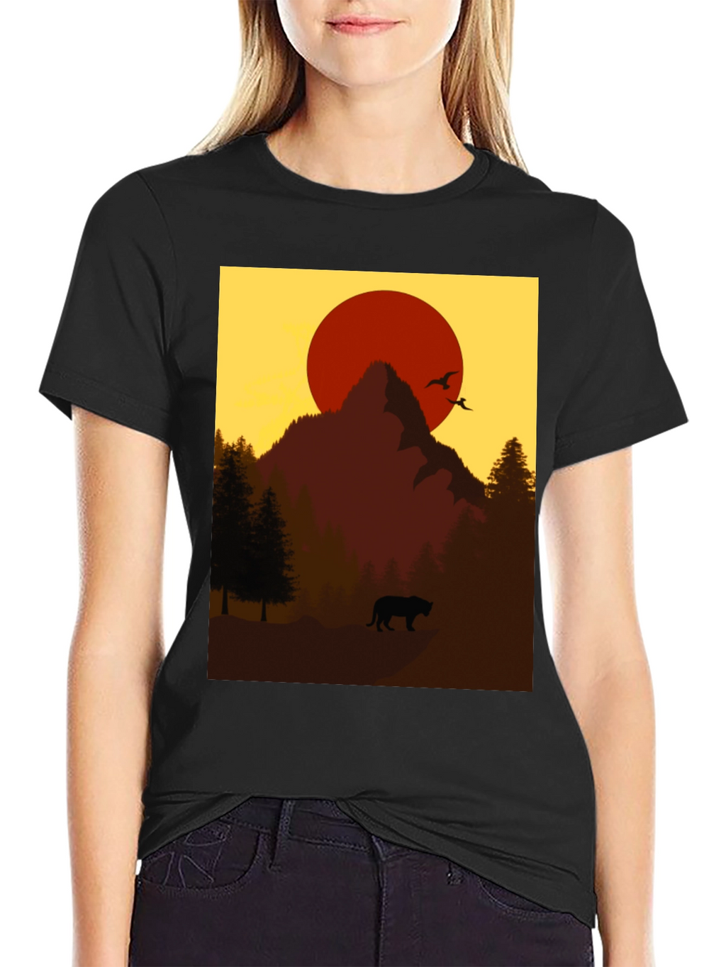Sunset Mountain Graphic Tee