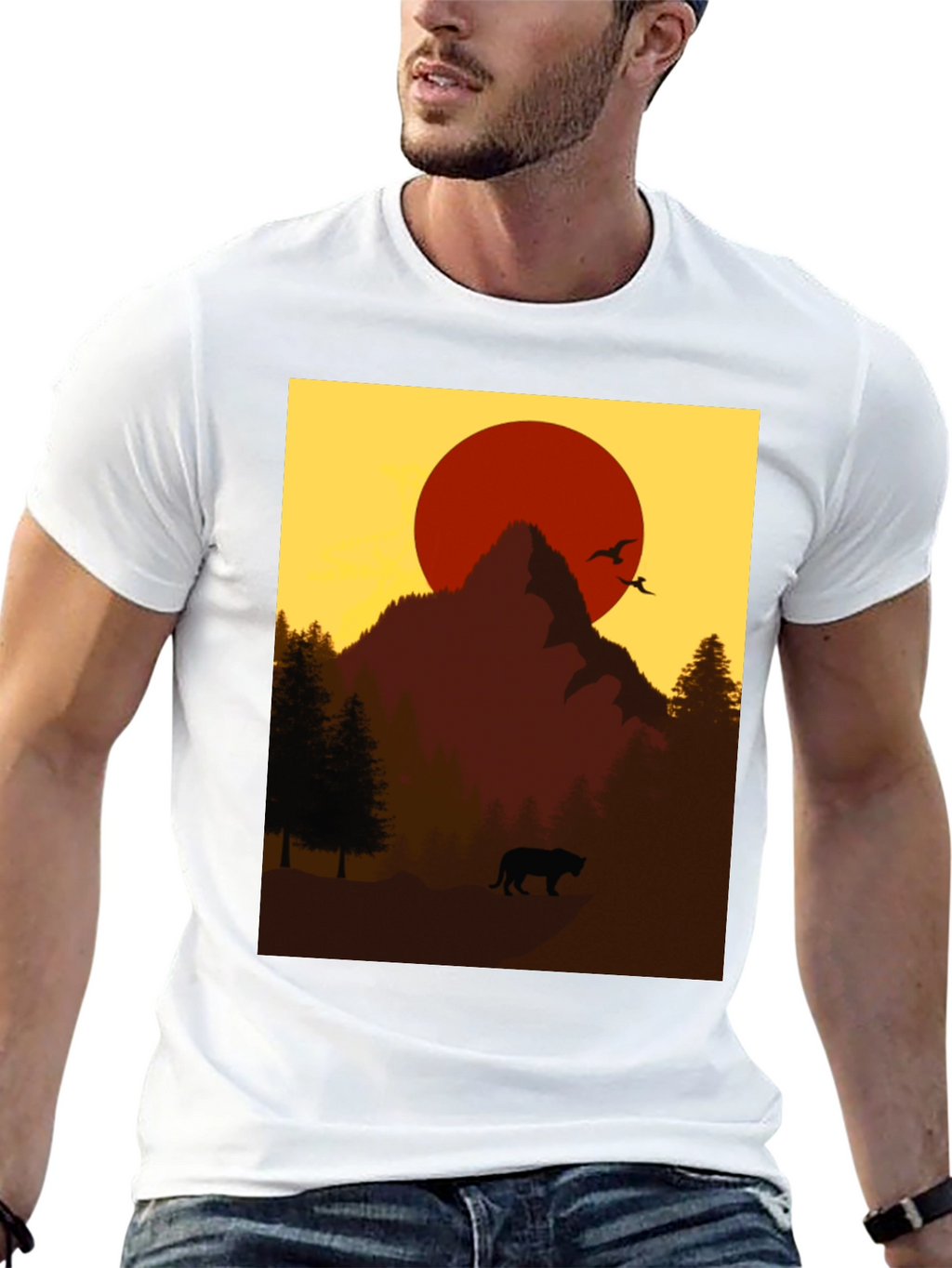 Sunset Mountain Graphic Tee