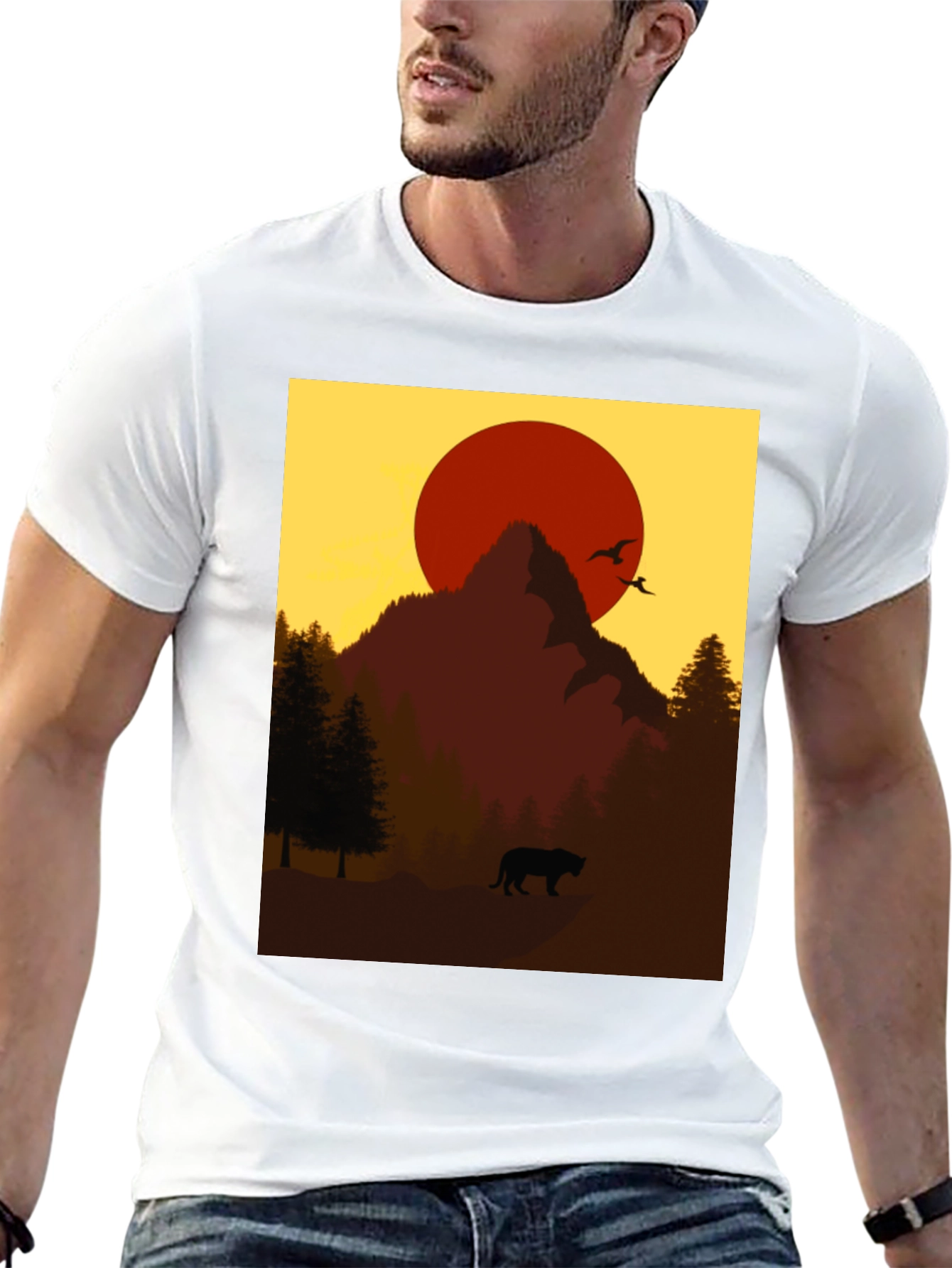 Sunset Mountain Graphic Tee