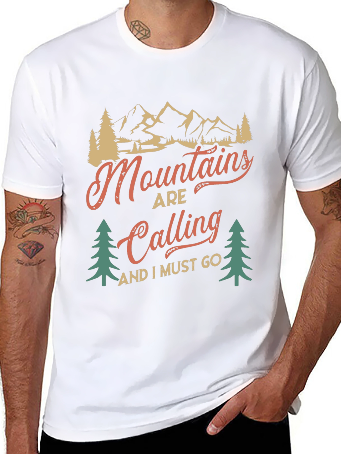 Mountains Are Calling T-Shirt - Adventure Awaits